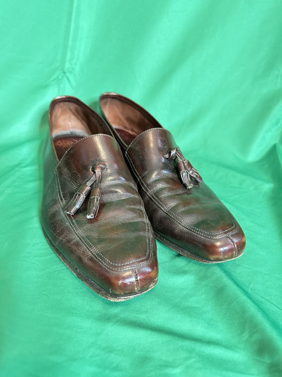 Bally Leather tassel slip-on Swiss loafers Size US 10 / EU 43 - 3 Thumbnail