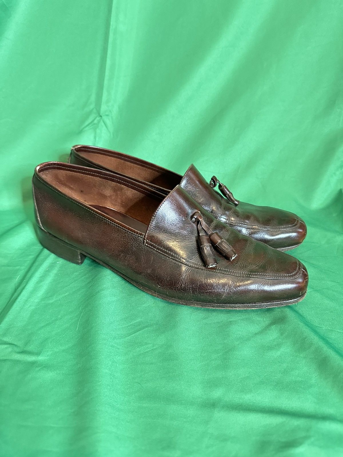 Bally Leather tassel slip-on Swiss loafers Size US 10 / EU 43 - 1 Thumbnail