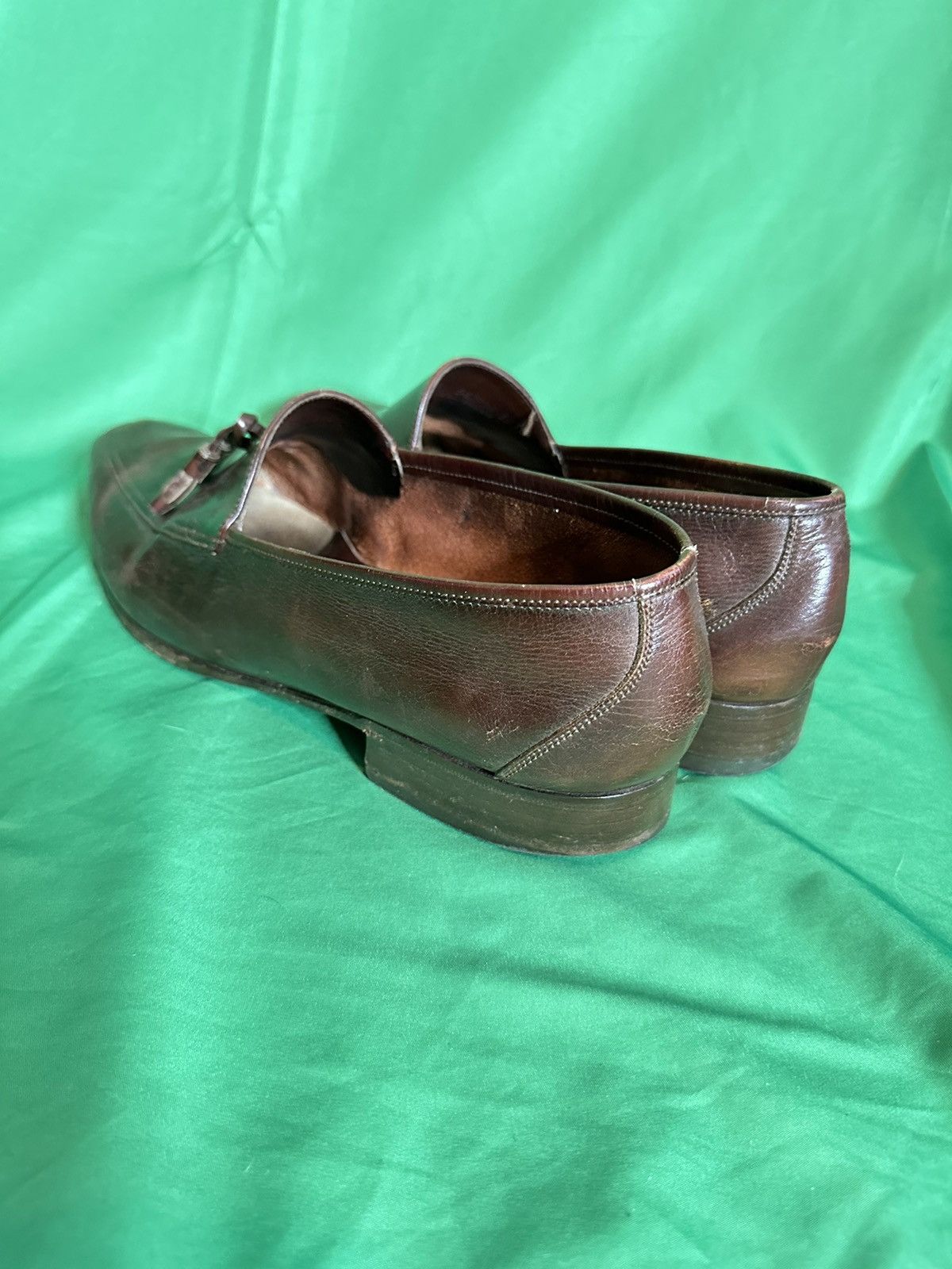 Bally Leather tassel slip-on Swiss loafers Size US 10 / EU 43 - 4 Thumbnail