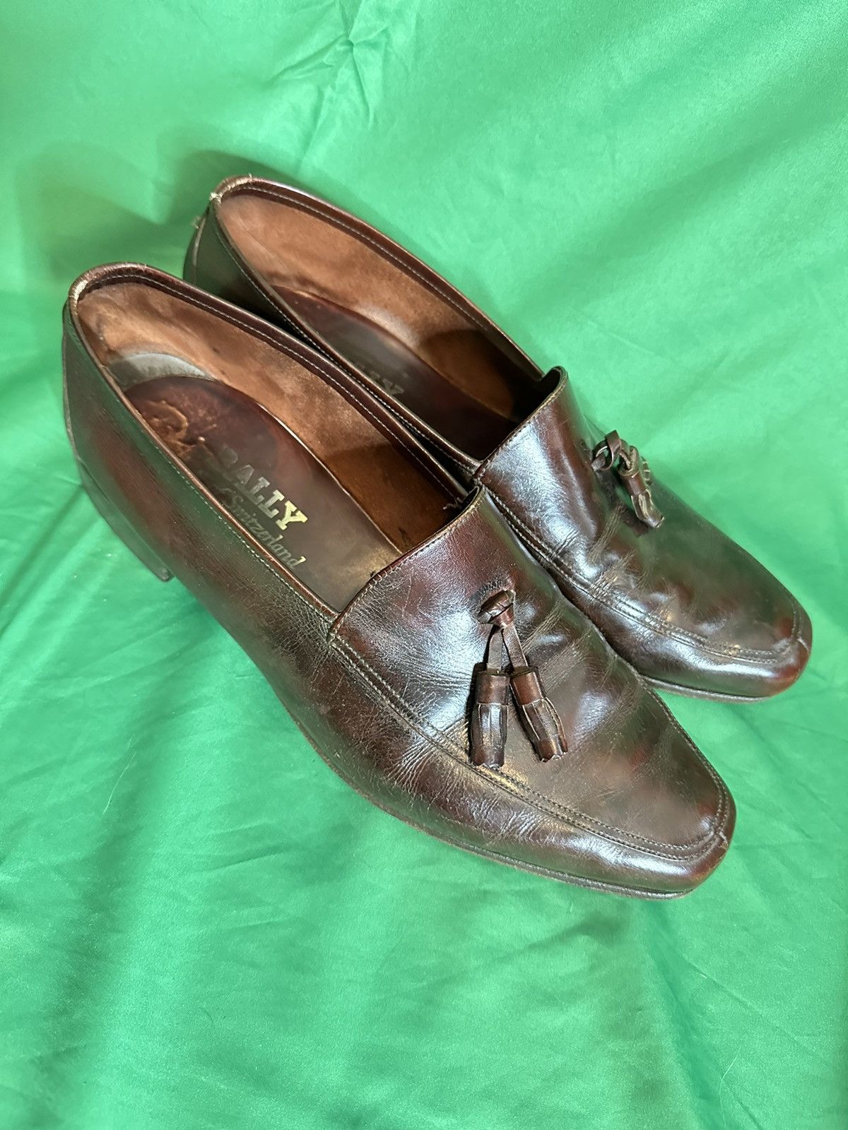 Bally Leather tassel slip-on Swiss loafers Size US 10 / EU 43 - 2 Thumbnail