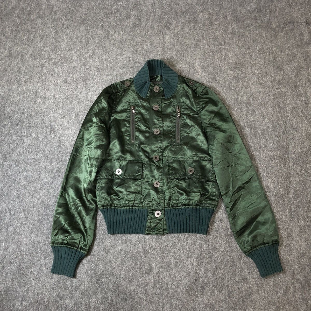 Hysteric Glamour Hysteric Glamour Army Bomber Jacket For Women's Size ONE SIZE - 2 Thumbnail