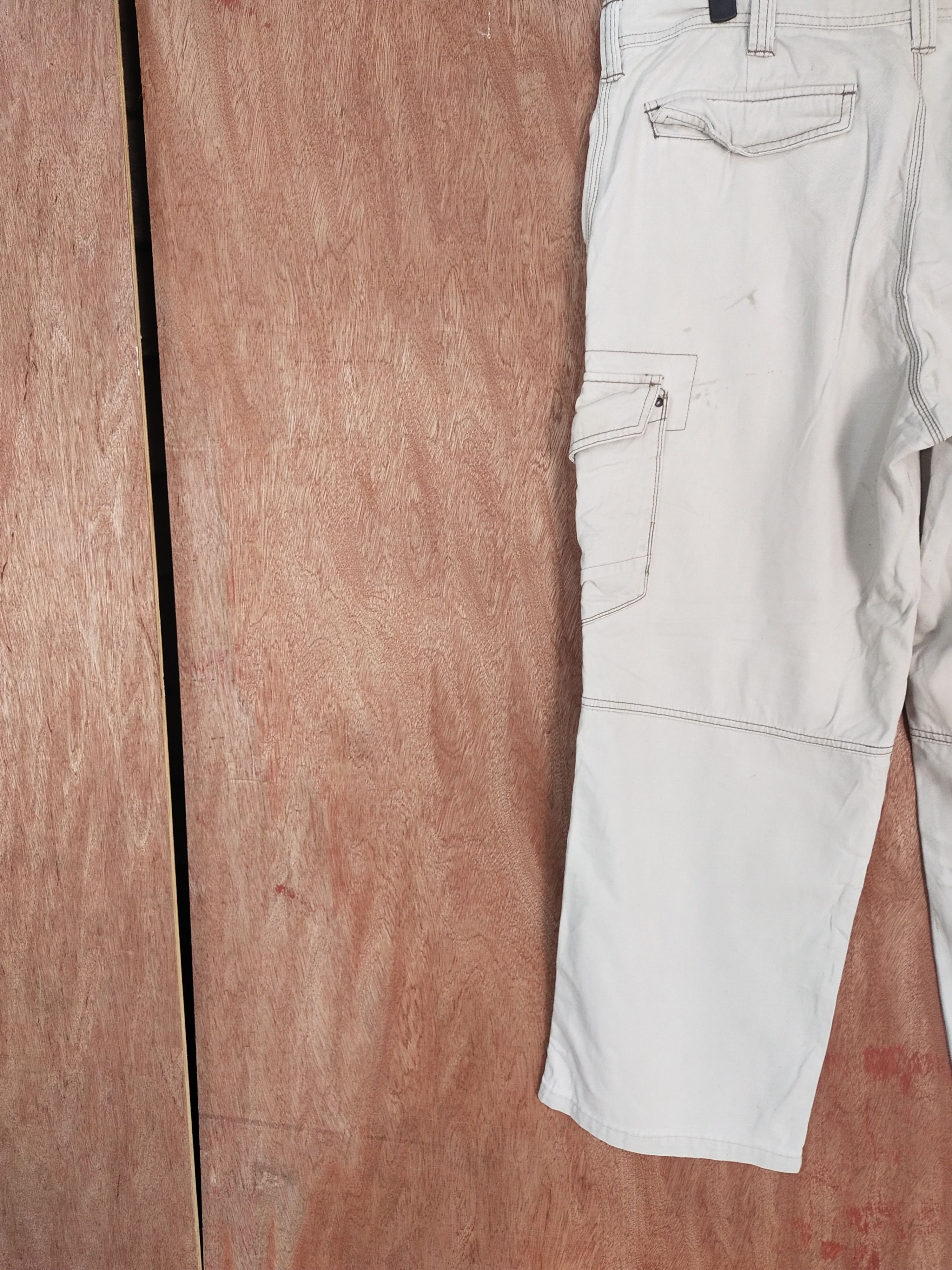 Japanese Brand Even River white thrashed utility cargo pants #S128 Size US 36 / EU 52 - 11 Thumbnail