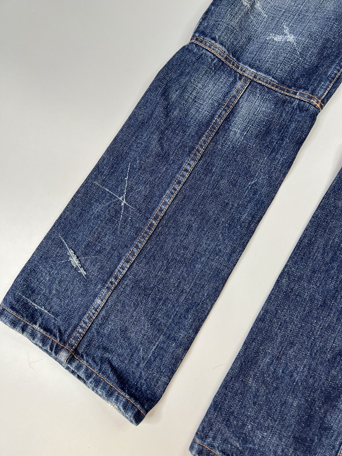 Walter Van Beirendonck W & Lt. Reconstructed Flared Jeans With Slash Effect Size US 27 - 5 Thumbnail