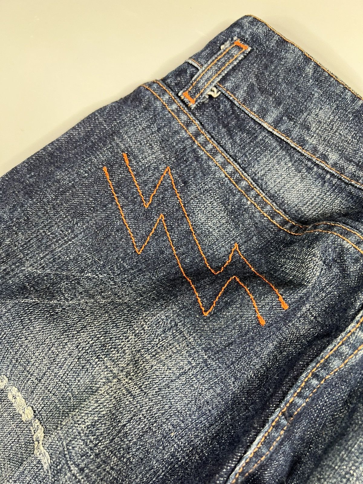 Walter Van Beirendonck W & Lt. Reconstructed Flared Jeans With Slash Effect Size US 27 - 16 Thumbnail