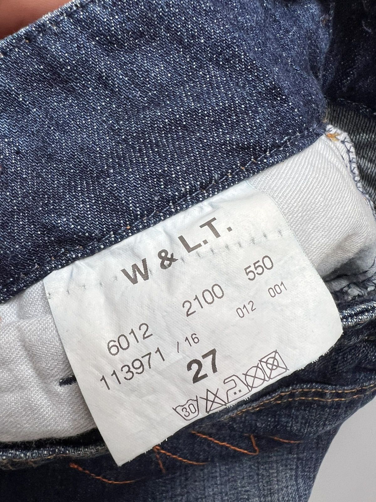 Walter Van Beirendonck W & Lt. Reconstructed Flared Jeans With Slash Effect Size US 27 - 15 Thumbnail