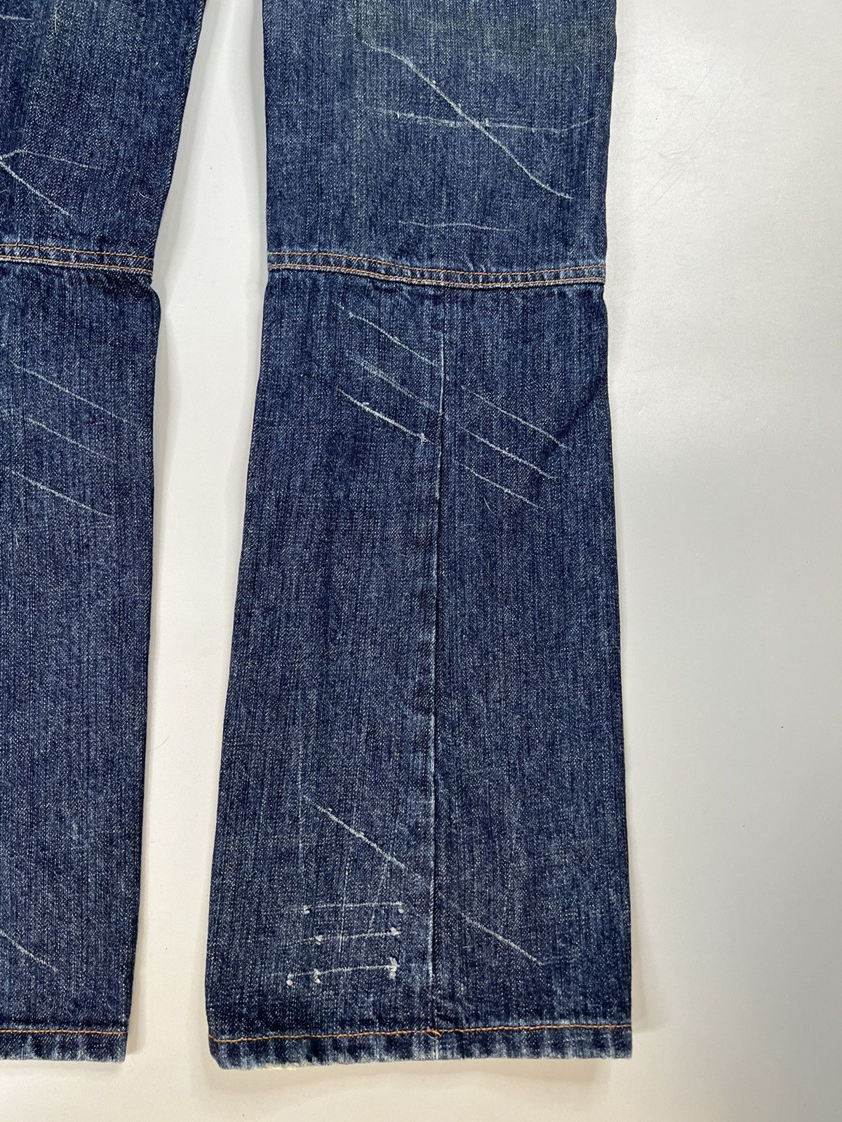 Walter Van Beirendonck W & Lt. Reconstructed Flared Jeans With Slash Effect Size US 27 - 11 Thumbnail