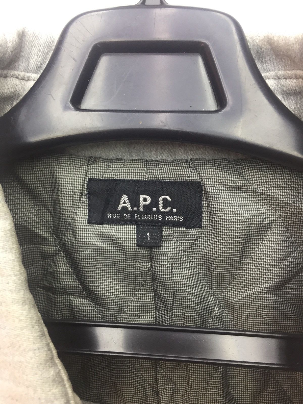 A.P.C. VIBTAGE APC ASYMMETRICAL ZIP AND BELTED WAIST BIKER JACKET Size US S / EU 44-46 / 1 - 6 Thumbnail