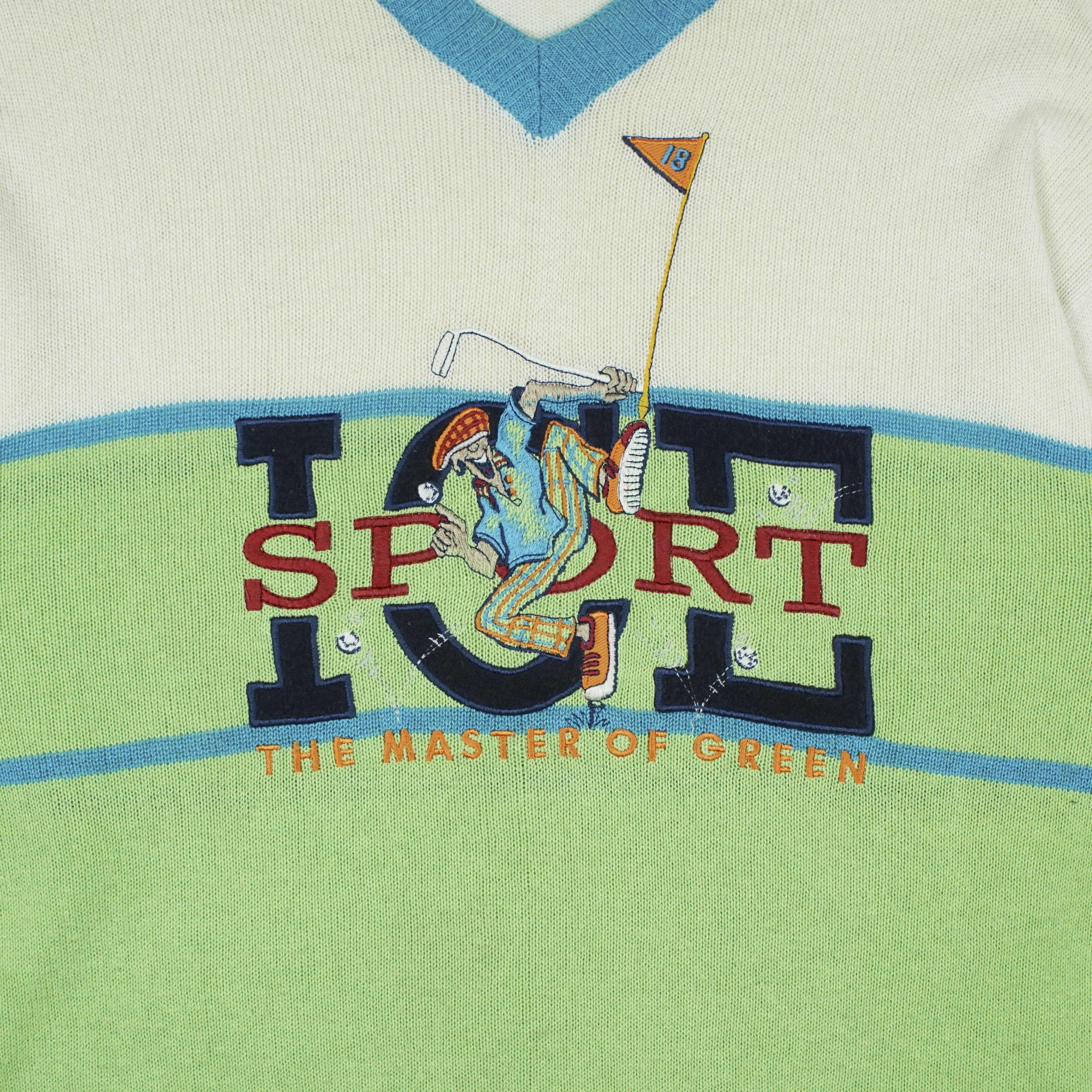 Iceberg *NoTariff Iceberg Sport Embroidered Graphic Colorblock Knit Size US M / EU 48-50 / 2 - 4 Thumbnail