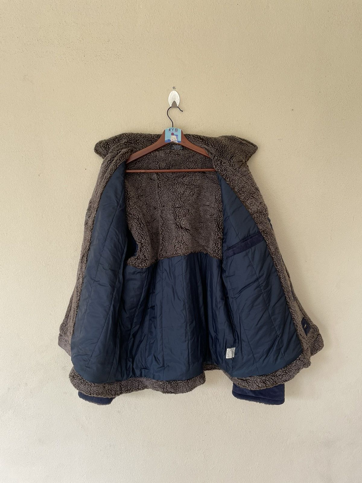 Japanese Brand × Vintage VINTAGE FLY BEANS SPORTS SHEARLING JACKET Size US XL / EU 56 / 4 - 7 Thumbnail
