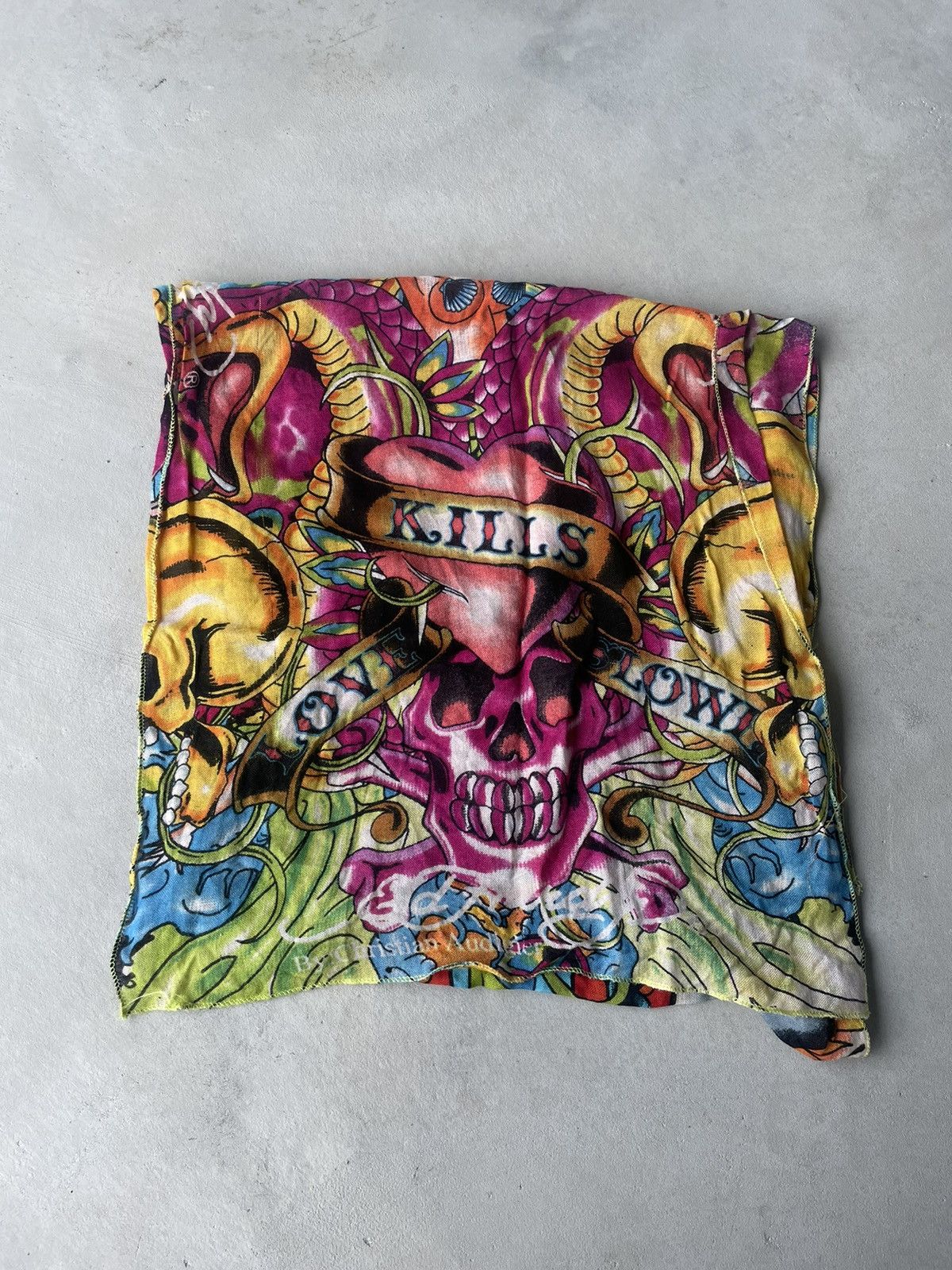 Vintage Vintage Ed Hardy Scarf | Grailed