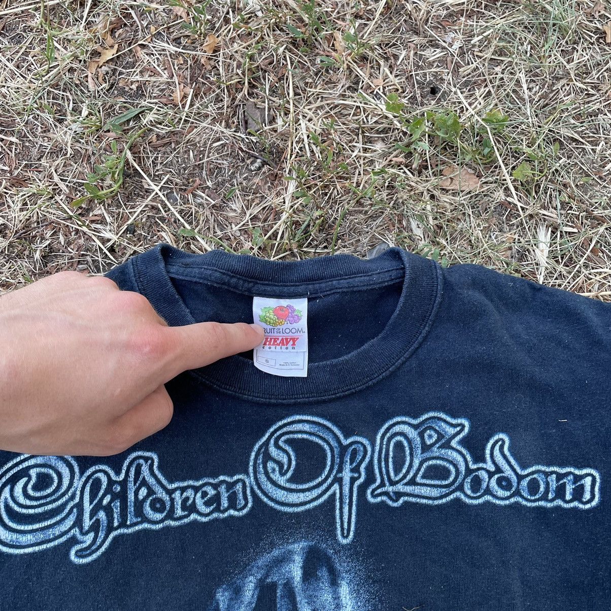 Vintage Vintage 90s Children Of Bodom Band Tee Graphic Black Slim S Size US S / EU 44-46 / 1 - 5 Thumbnail