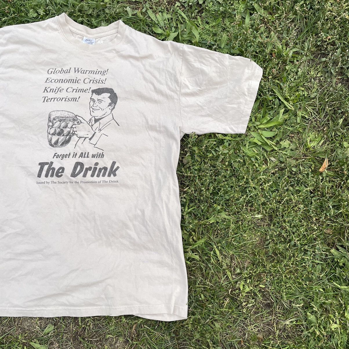 Vintage Y2K ADULT Tee Drink Alcohol Buymypiece XL