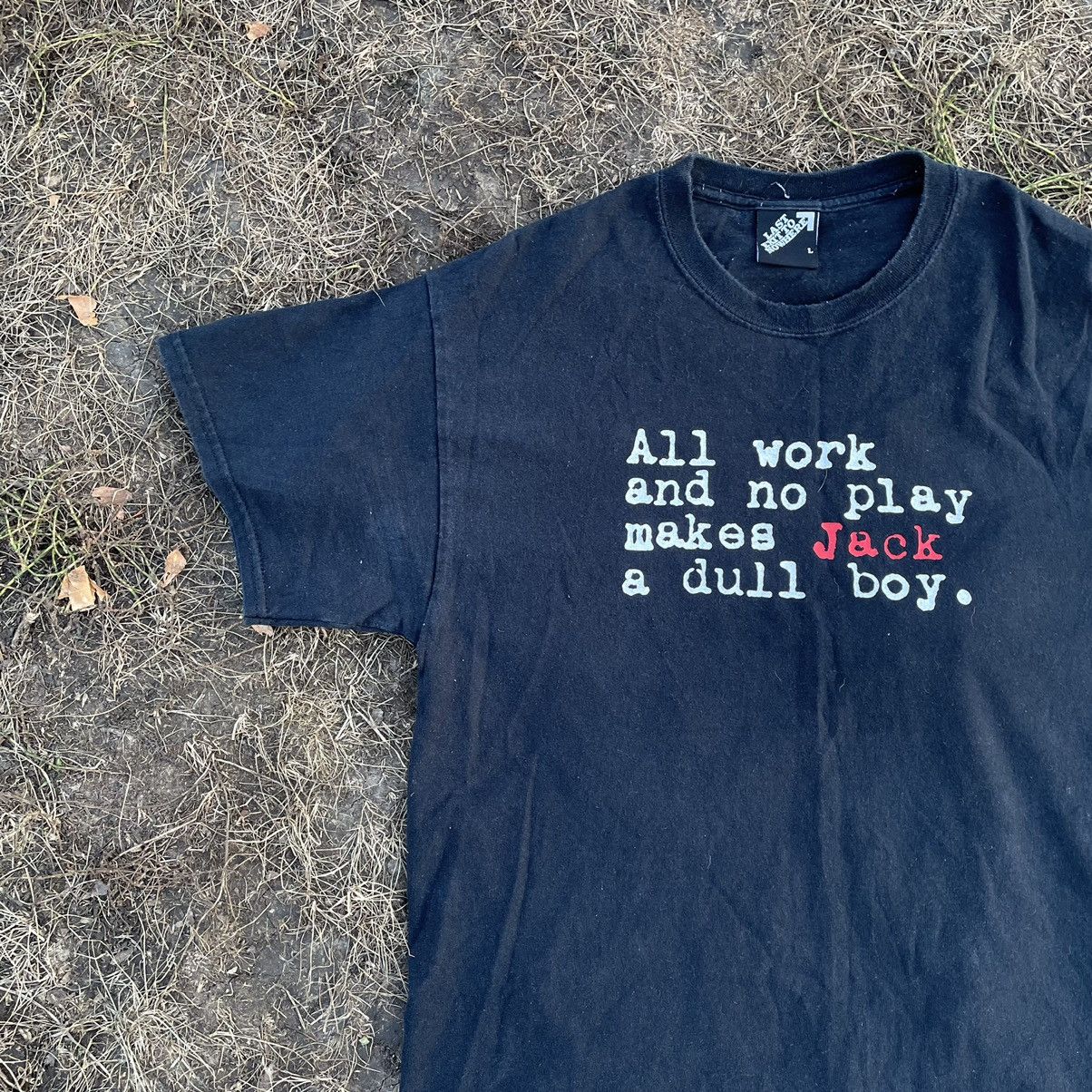 Vintage Vintage Y2K Faded Graphic Humor Tee Navy Single Stitch L Size US L / EU 52-54 / 3 - 3 Thumbnail