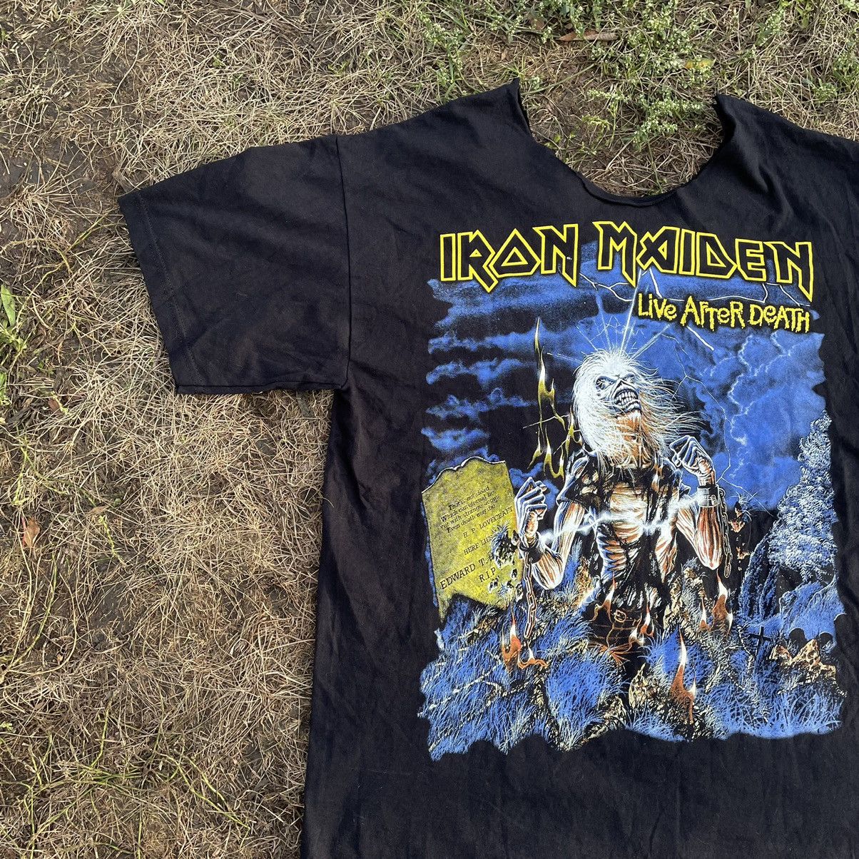 Band Tees Vintage Y2K Iron Maiden Dead Horror Face Band XL Size US XL / EU 56 / 4 - 2 Thumbnail