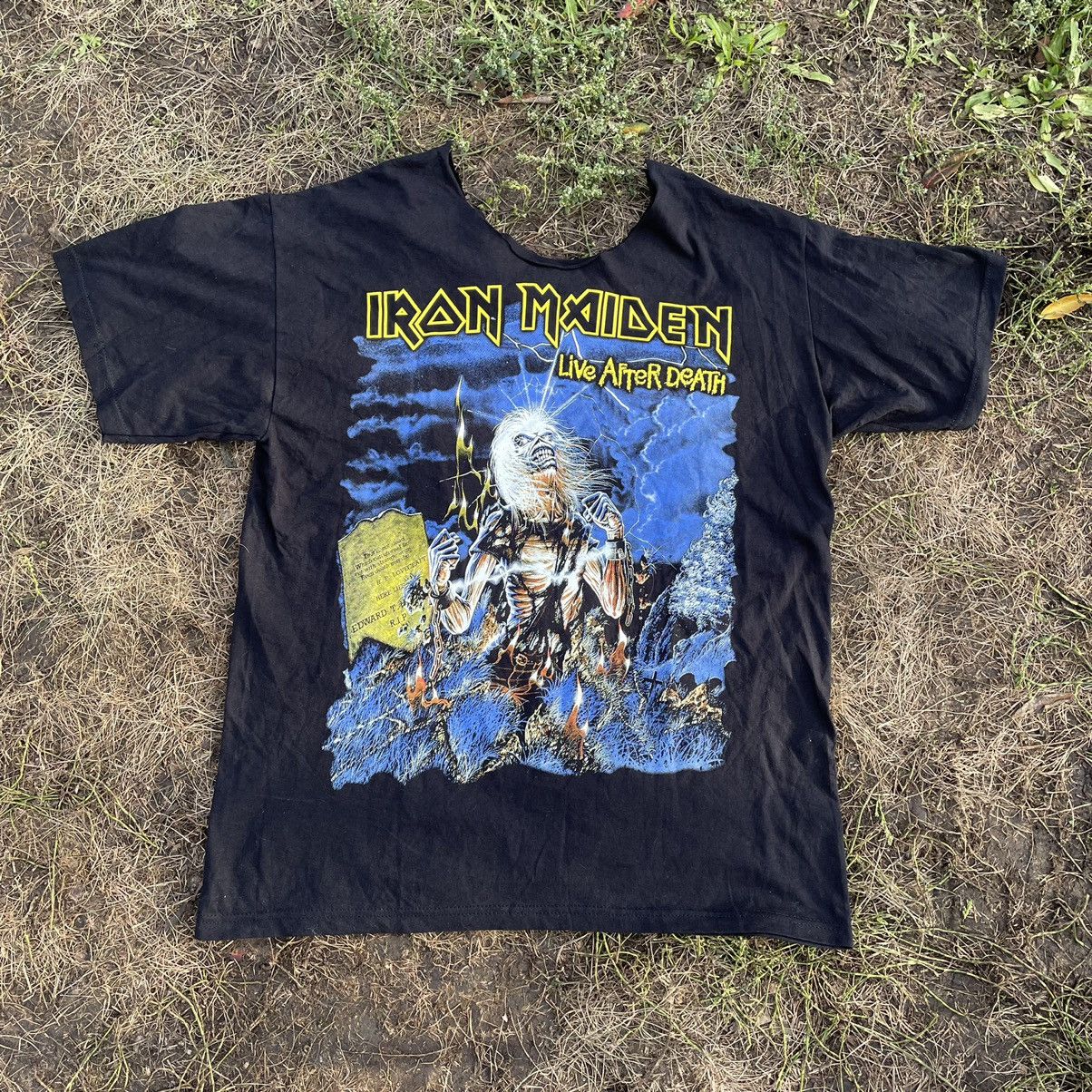 Band Tees Vintage Y2K Iron Maiden Dead Horror Face Band XL Size US XL / EU 56 / 4 - 1 Thumbnail