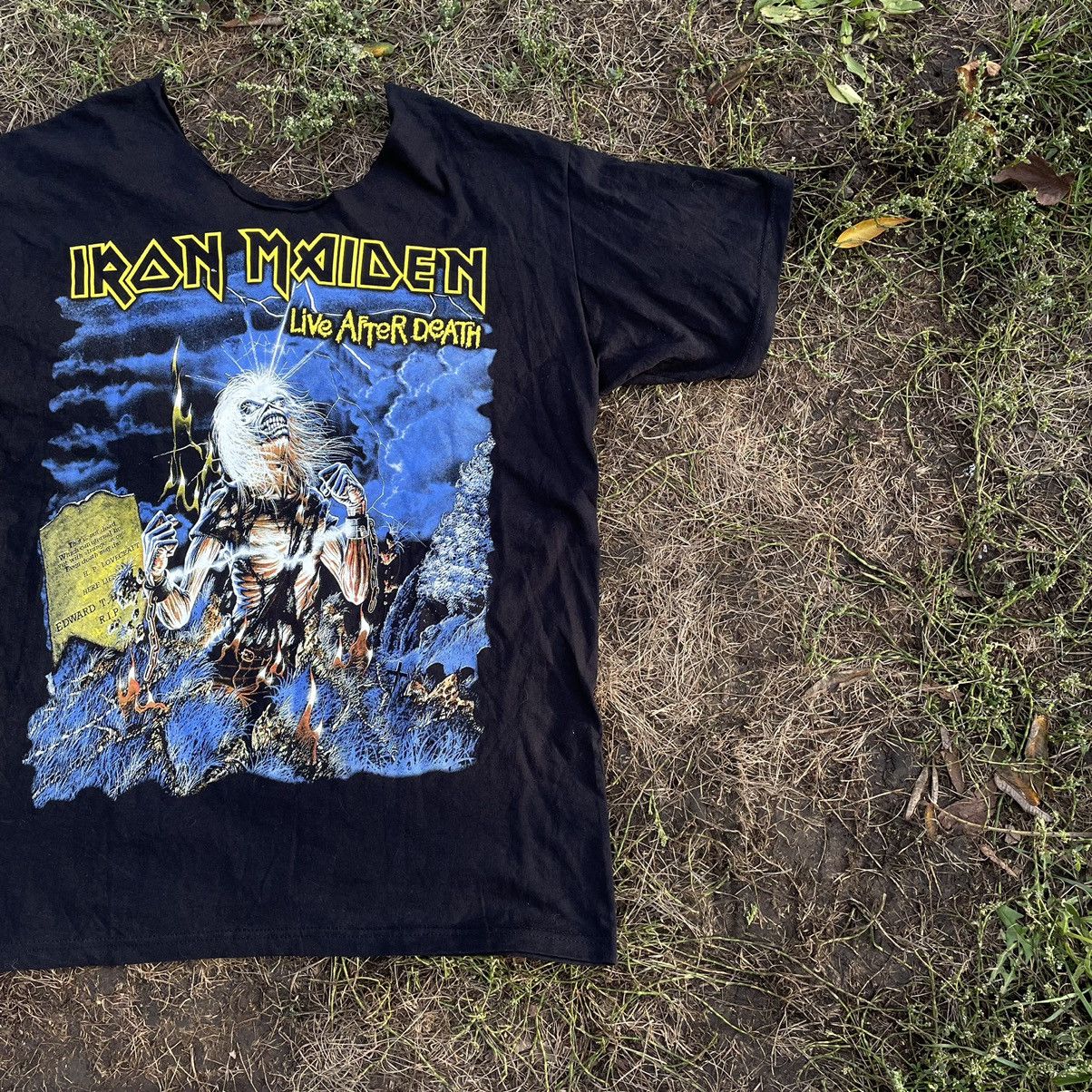 Band Tees Vintage Y2K Iron Maiden Dead Horror Face Band XL Size US XL / EU 56 / 4 - 3 Thumbnail