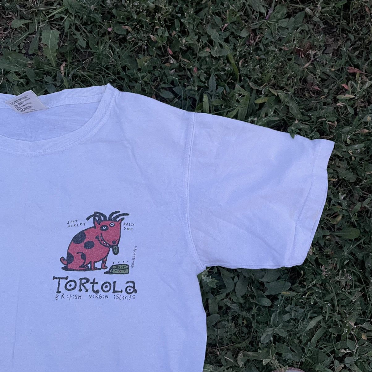 Vintage Vintage Y2K Sun Faded Rasta Dog Graphic Tee Marley Relaxed S Size US S / EU 44-46 / 1 - 6 Thumbnail