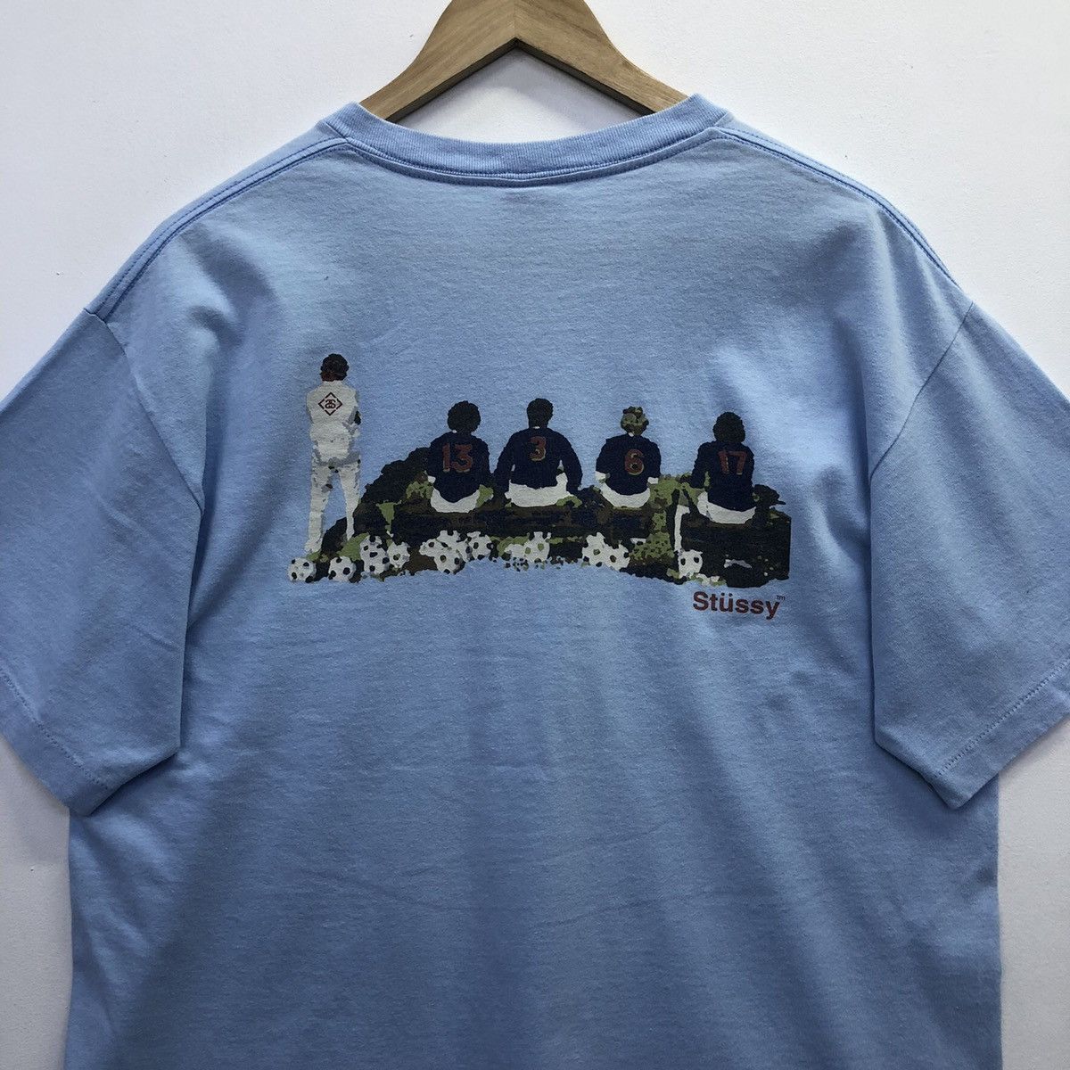 Stussy × Vintage ‘Rare!! Vintage Stussy T- shirt Size US L / EU 52-54 / 3 - 3 Thumbnail