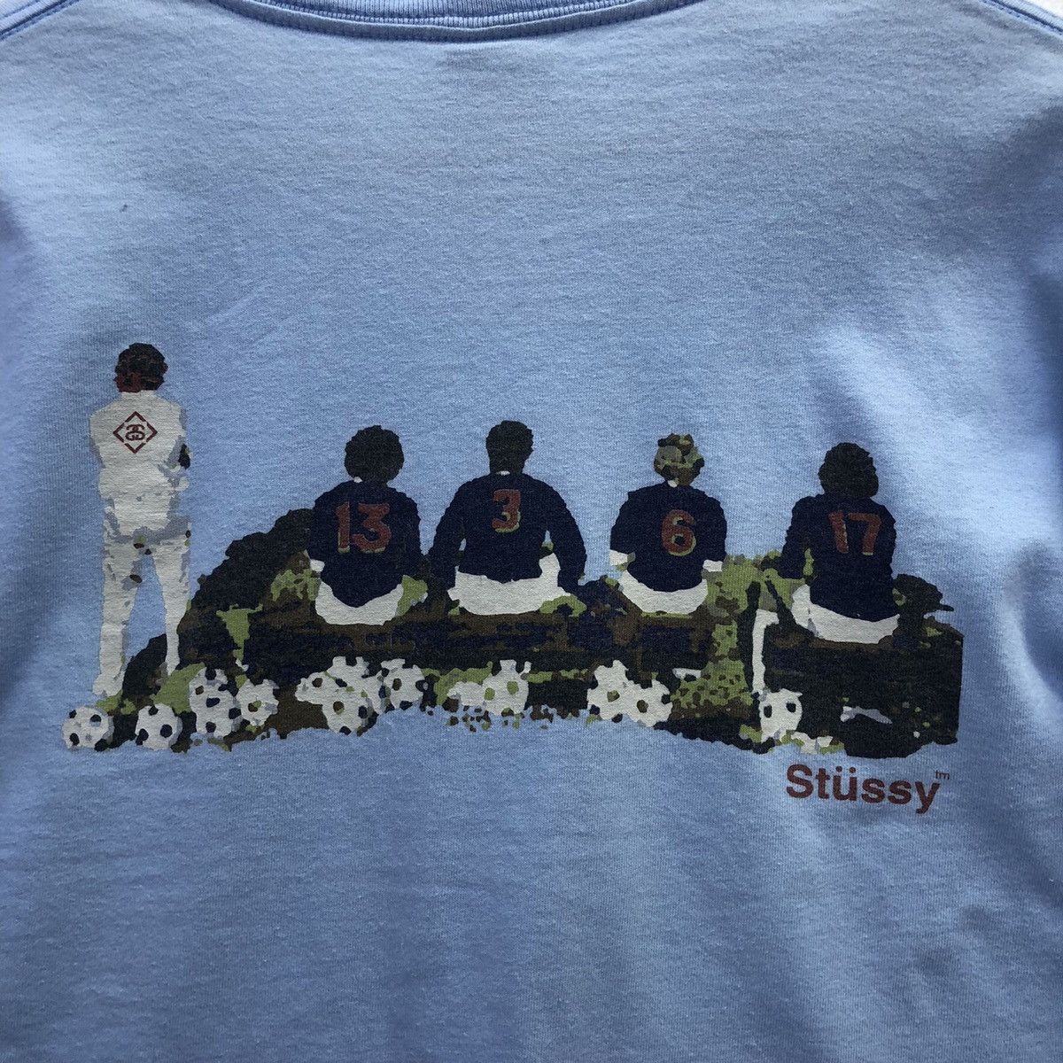 Stussy × Vintage ‘Rare!! Vintage Stussy T- shirt Size US L / EU 52-54 / 3 - 4 Thumbnail