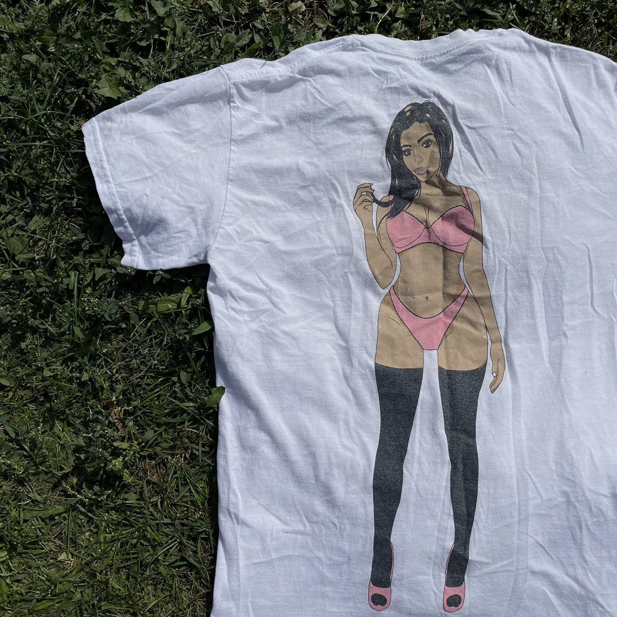 Vintage Y2K Graphic Tee Sexy Babe Print Vintage Streetwear Humor L Size US L / EU 52-54 / 3 - 3 Thumbnail