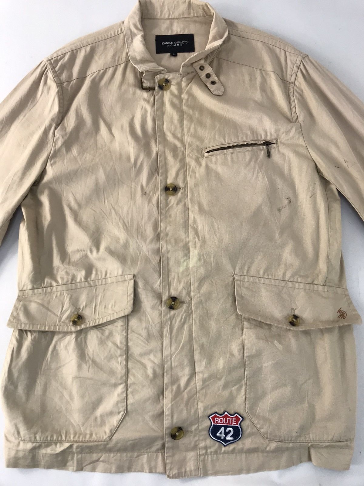 Japanese Brand Kansai Yamamoto Homme Multi Pockets Tactical Jacket Size US L / EU 52-54 / 3 - 2 Thumbnail