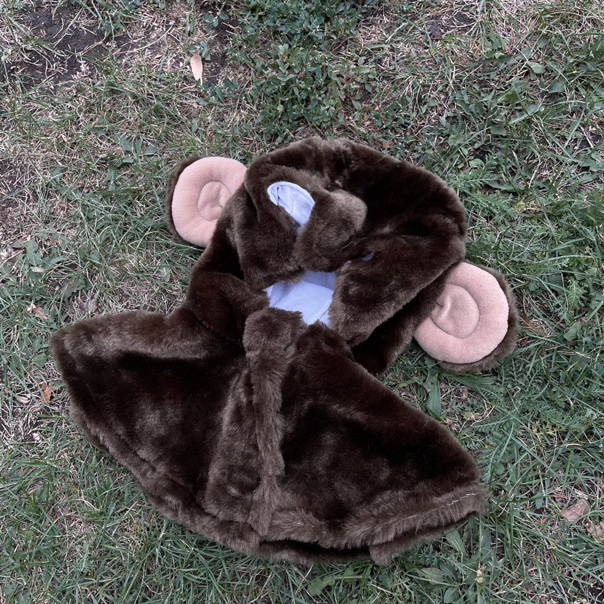 Vintage Vintage 90s Mohair Beanie Alt Goth Brown Streetwear Faded OS Size ONE SIZE - 2 Thumbnail
