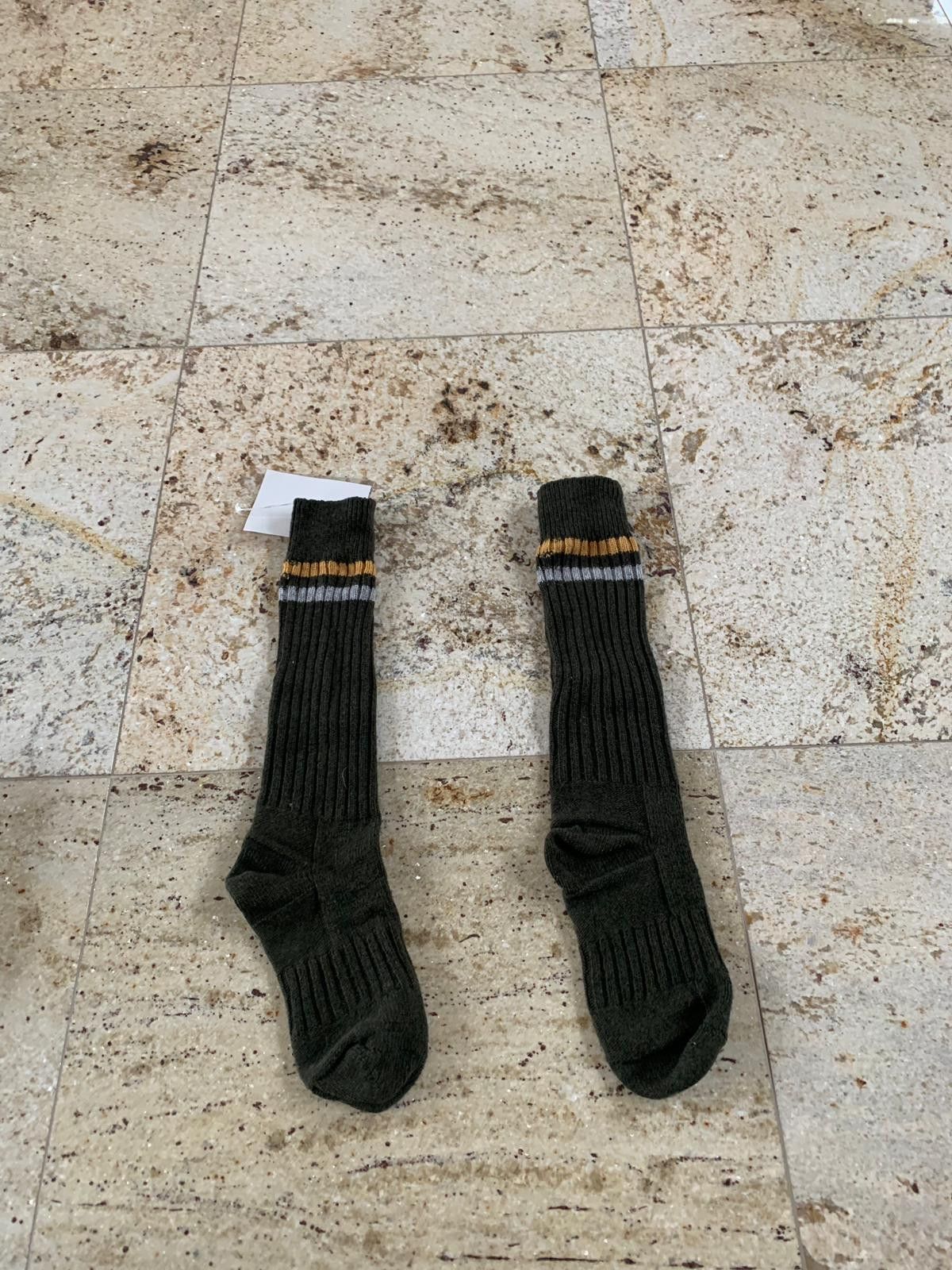 Acne Studios Ollie Wool Socks in Olive Size 46 - 8 Thumbnail