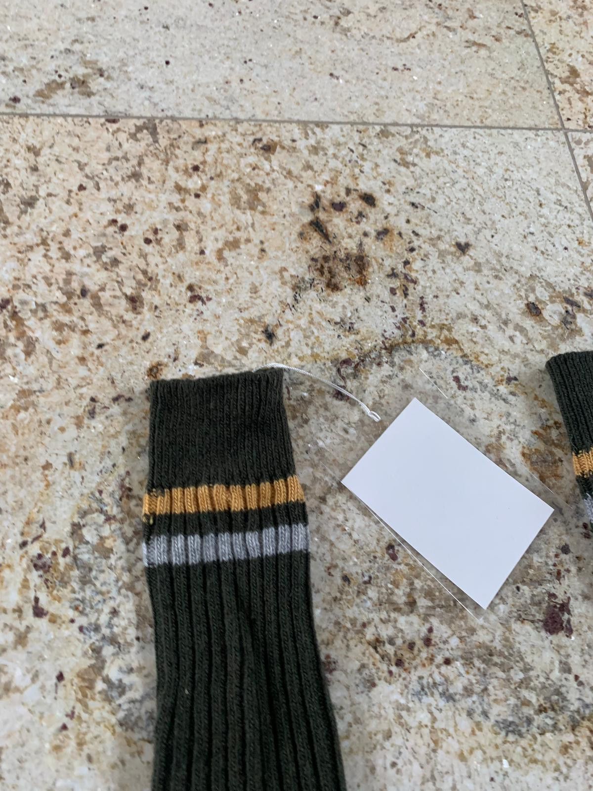 Acne Studios Ollie Wool Socks in Olive Size 46 - 4 Thumbnail