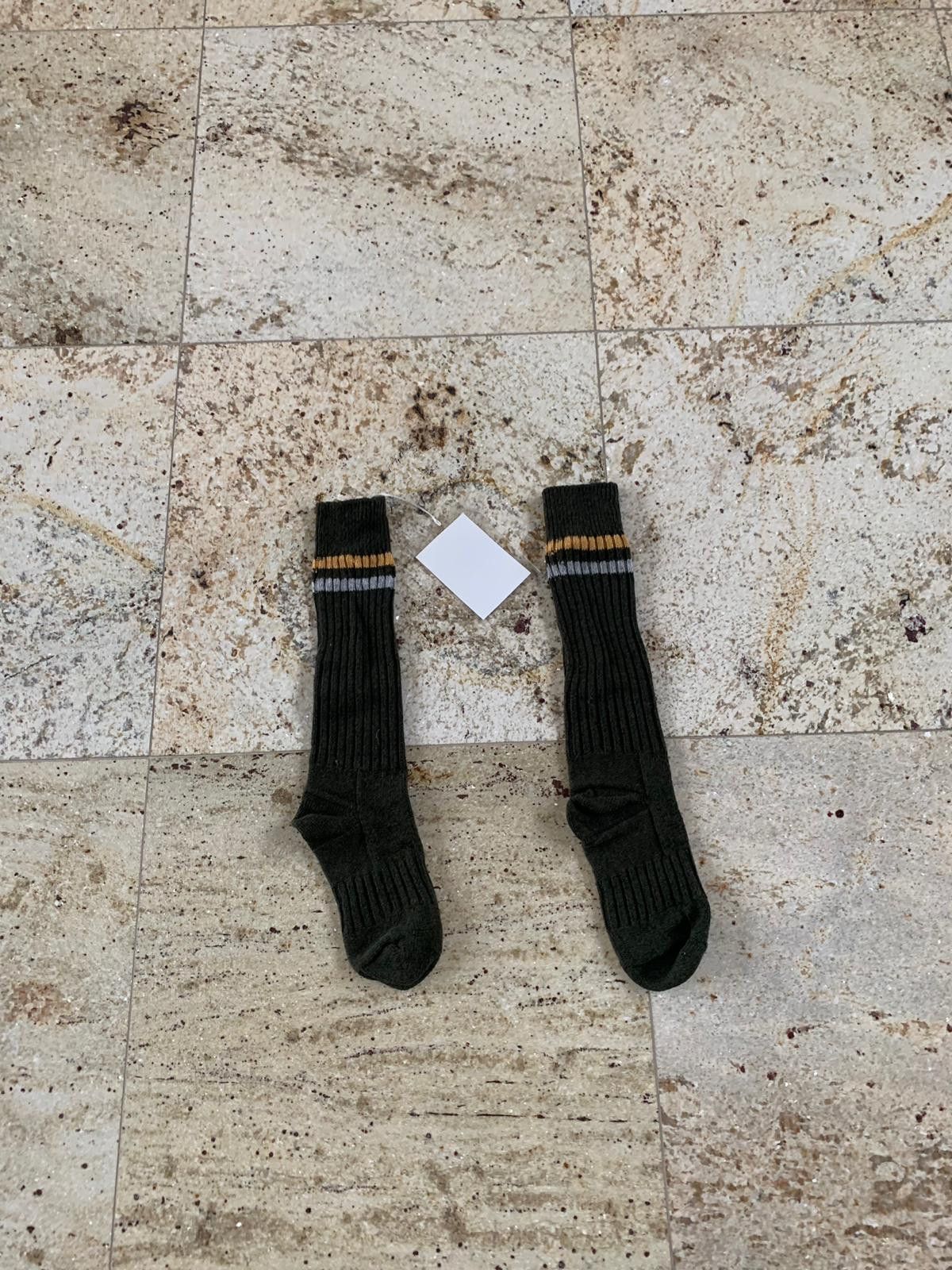 Acne Studios Ollie Wool Socks in Olive Size 46 - 3 Thumbnail
