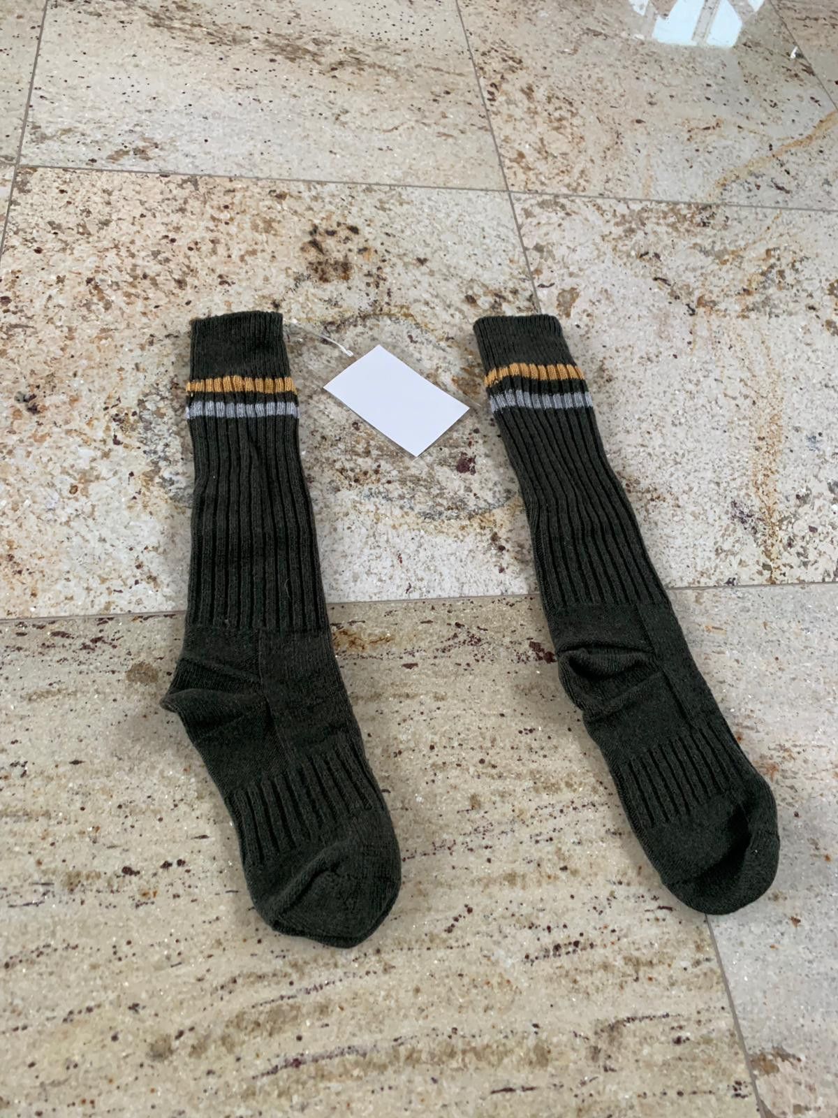 Acne Studios Ollie Wool Socks in Olive Size 46 - 5 Thumbnail