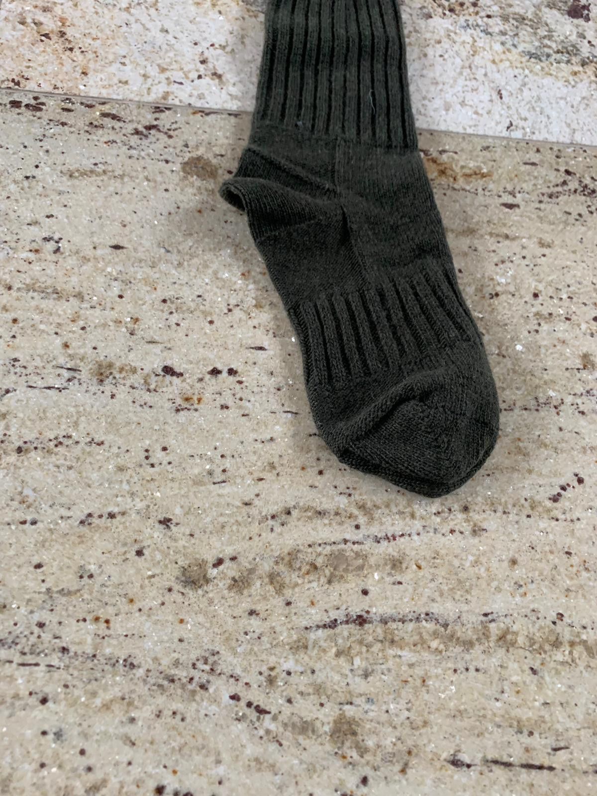 Acne Studios Ollie Wool Socks in Olive Size 46 - 2 Thumbnail