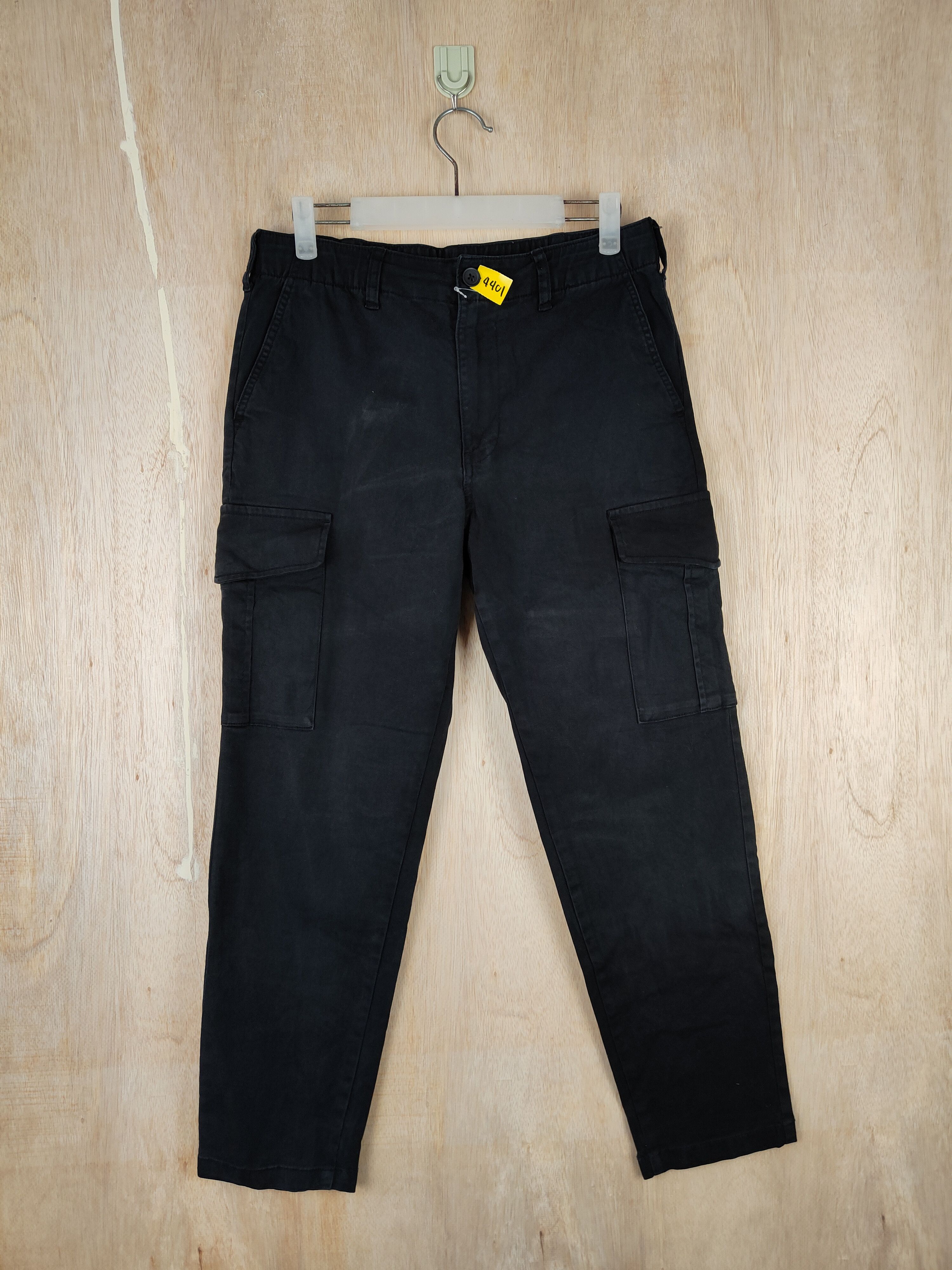 GU × Japanese Brand GU Black multipocket tactical utility Pants #4401 Size US 29 - 1 Thumbnail