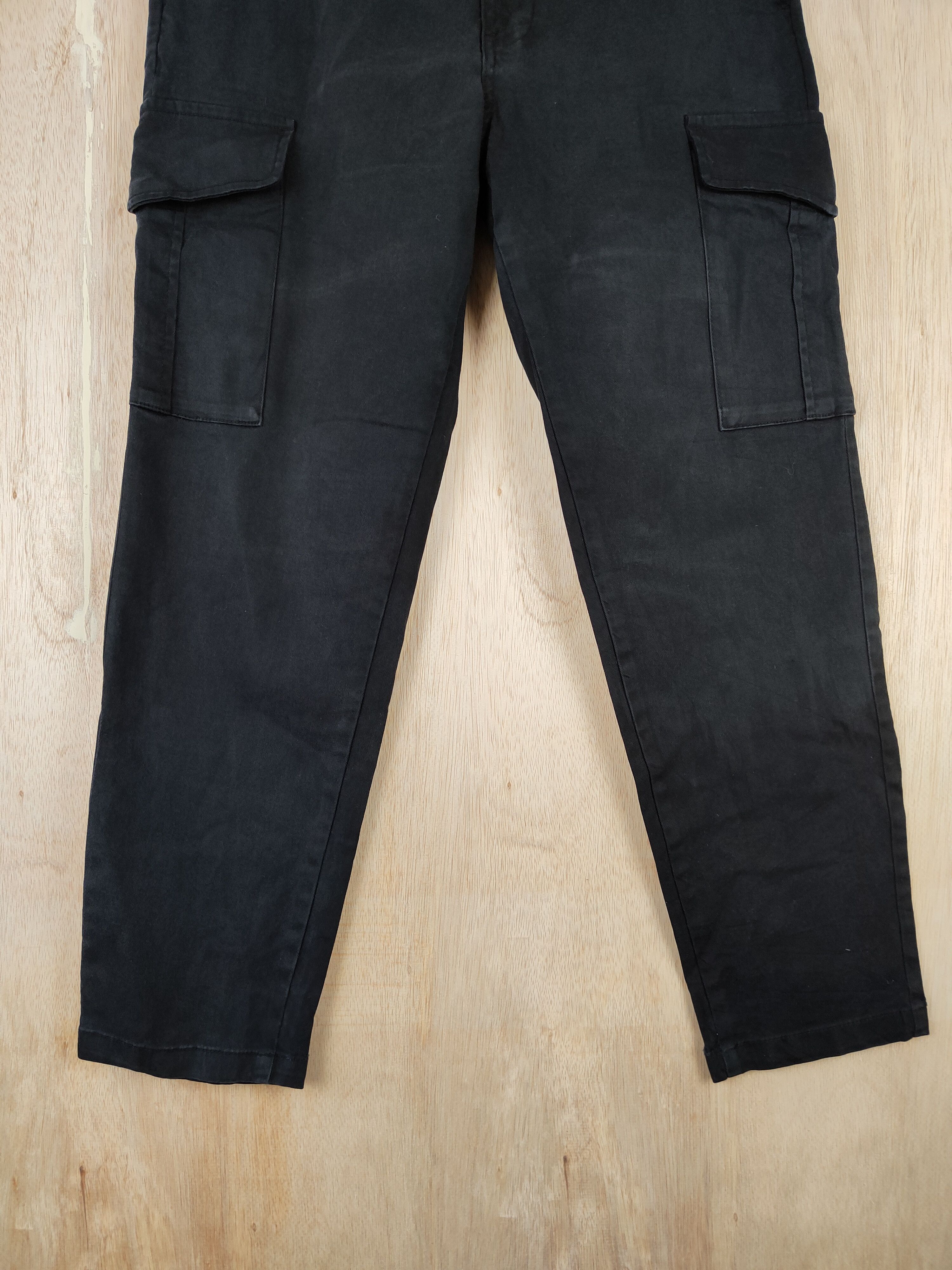 GU × Japanese Brand GU Black multipocket tactical utility Pants #4401 Size US 29 - 3 Thumbnail