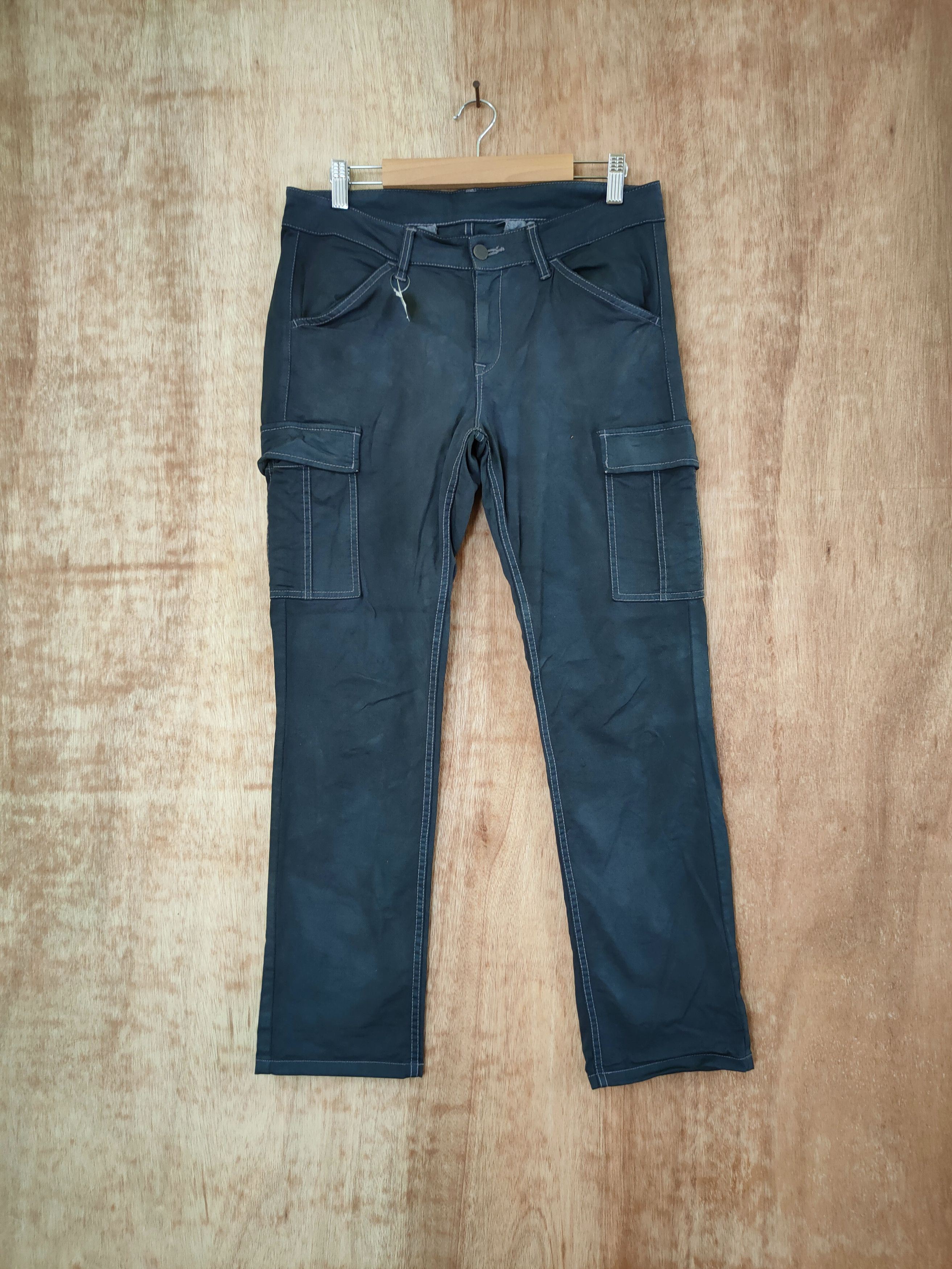 Faded Glory DL Uniqlo cargo faded utility multi pocket pants #46-626 Size US 29 - 1 Thumbnail
