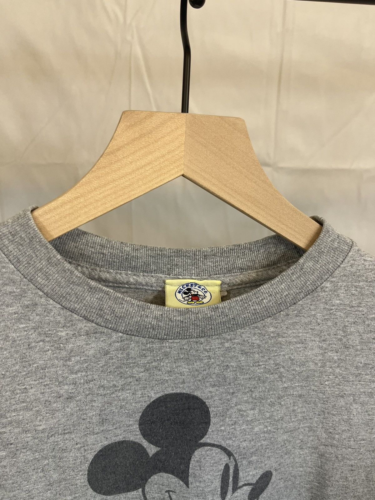 Disney Vintage Disney Mickey Mouse Grey Faded Tee Size US S / EU 44-46 / 1 - 3 Thumbnail