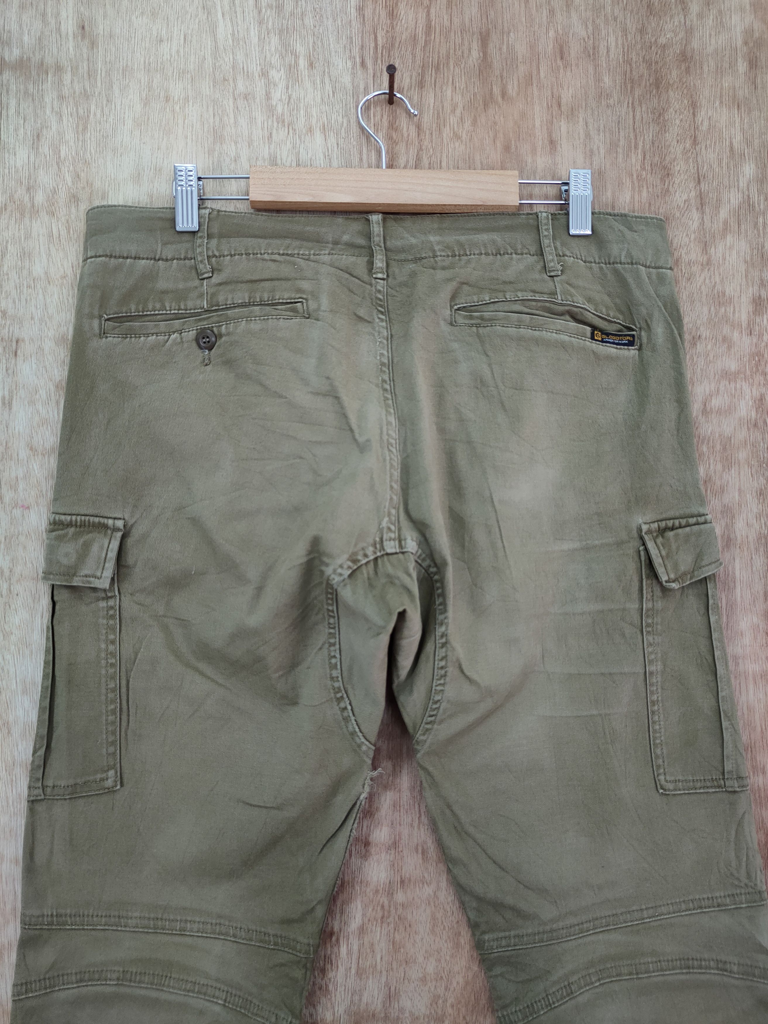 Japanese Brand DLL Glodiotor Armo work brown utility cargo pants #46-267T Size US 34 / EU 50 - 8 Thumbnail