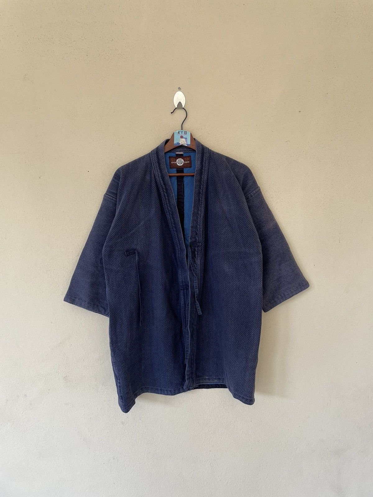 Indigo × Japanese Brand VINTAGE DISSTRESSED JAPANESE NORAGI KIMONOS Size US L / EU 52-54 / 3 - 3 Thumbnail
