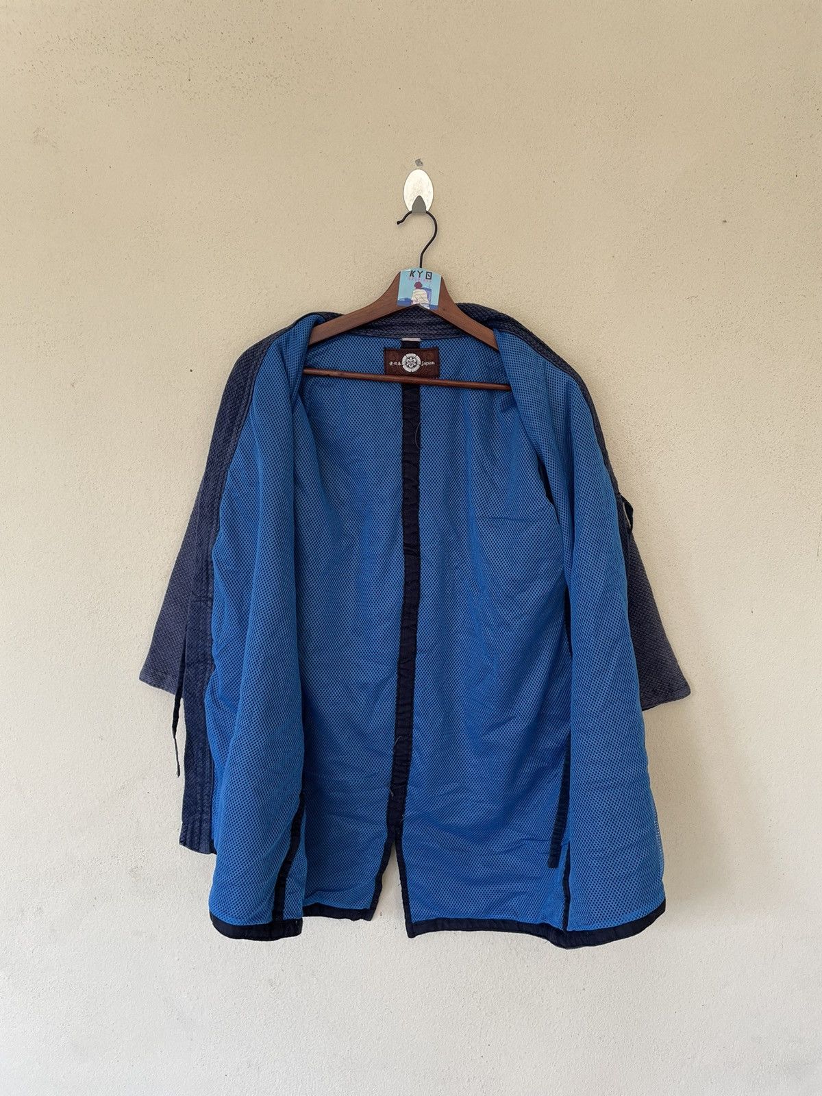 Indigo × Japanese Brand VINTAGE DISSTRESSED JAPANESE NORAGI KIMONOS Size US L / EU 52-54 / 3 - 9 Thumbnail
