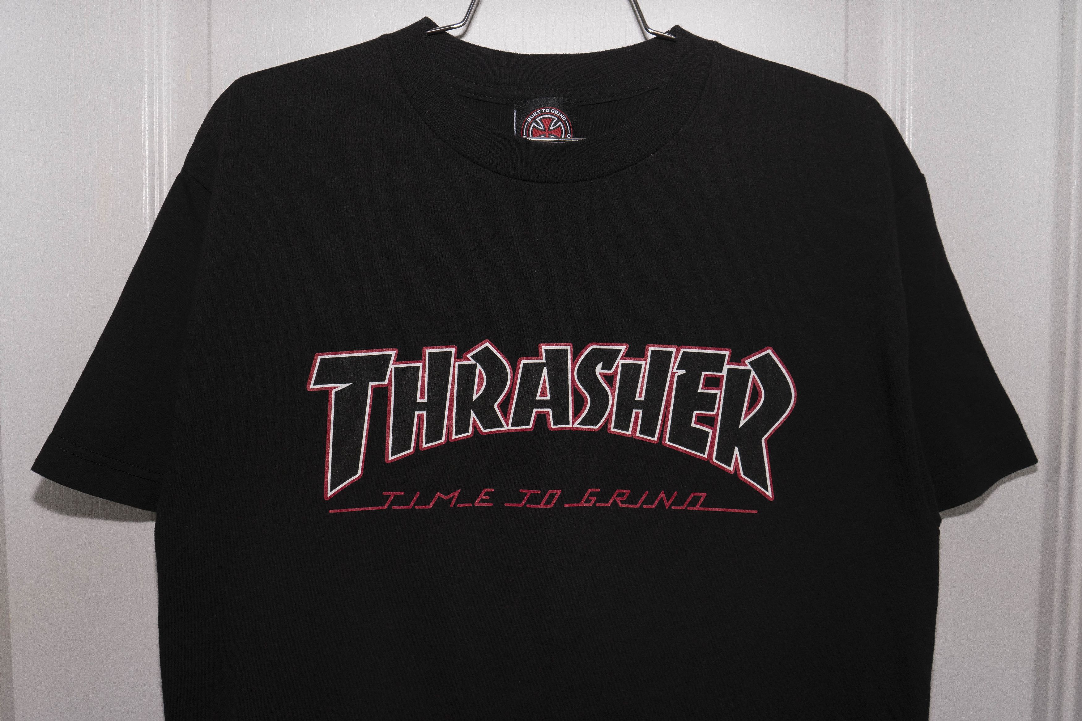 Independent Truck Co. Thrasher x Indepedent - "Time to Grind" Tee - Sz M Size US M / EU 48-50 / 2 - 15 Thumbnail