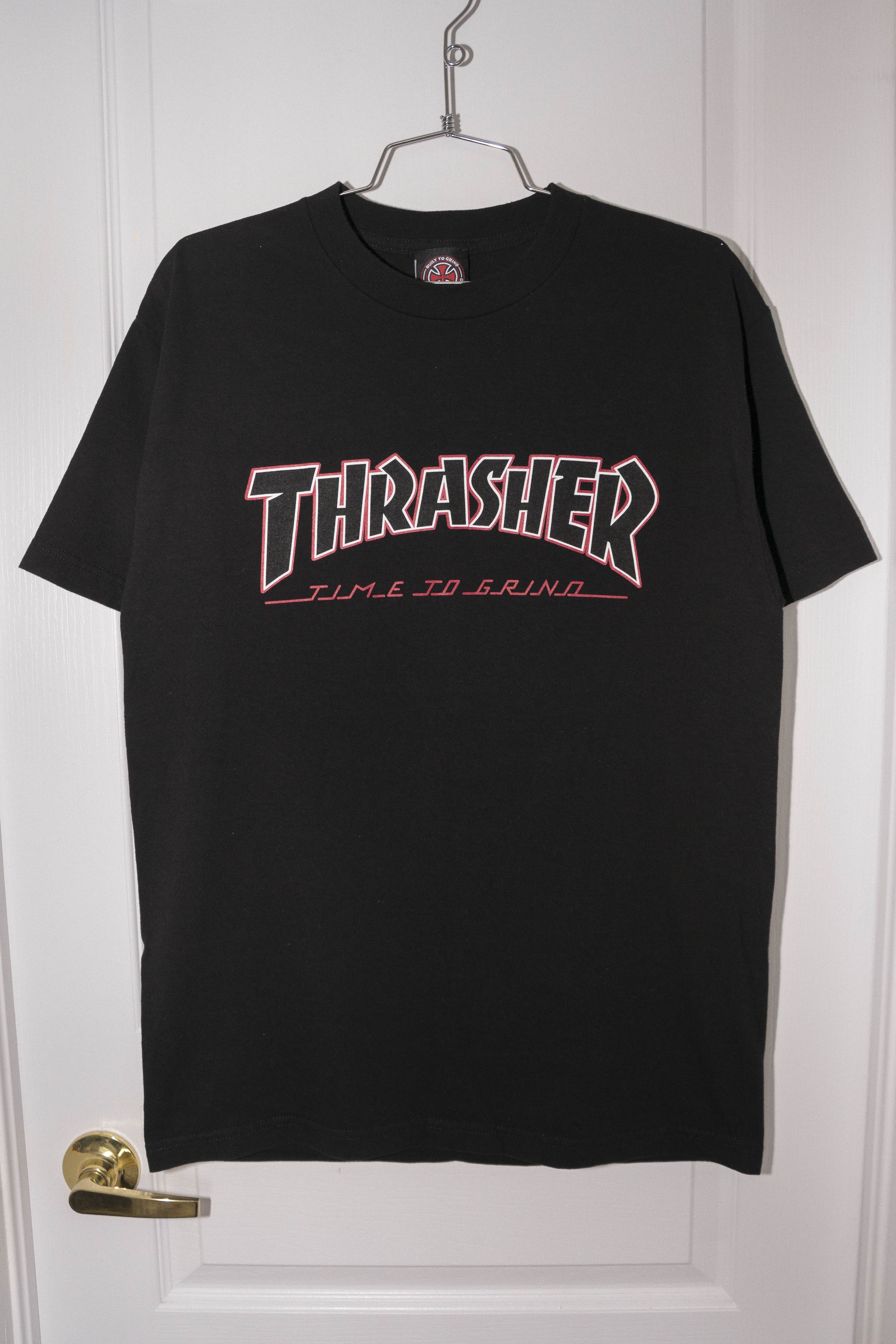 Independent Truck Co. Thrasher x Indepedent - "Time to Grind" Tee - Sz M Size US M / EU 48-50 / 2 - 14 Thumbnail