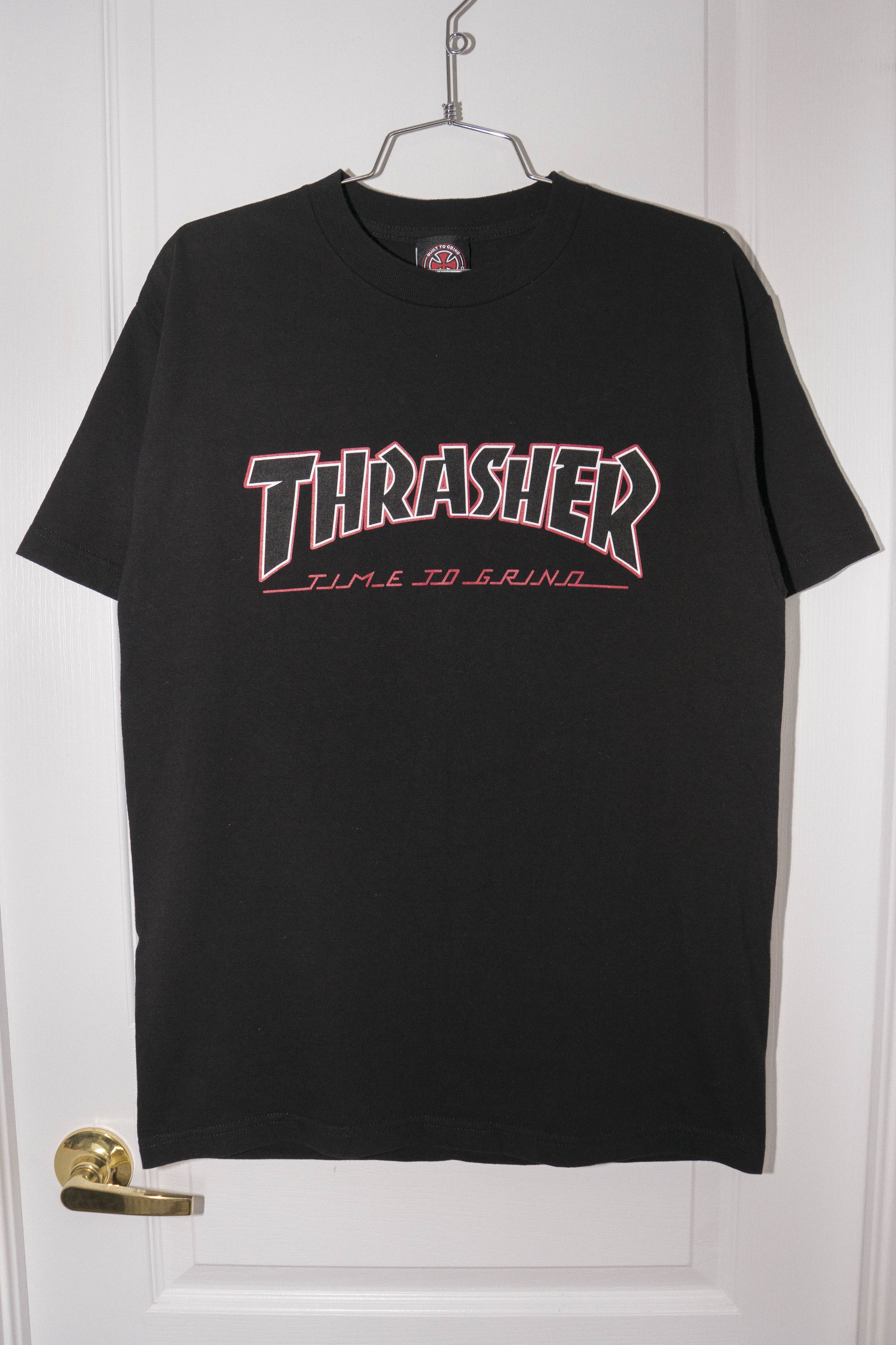 Independent Truck Co. Thrasher x Indepedent - "Time to Grind" Tee - Sz M Size US M / EU 48-50 / 2 - 12 Thumbnail
