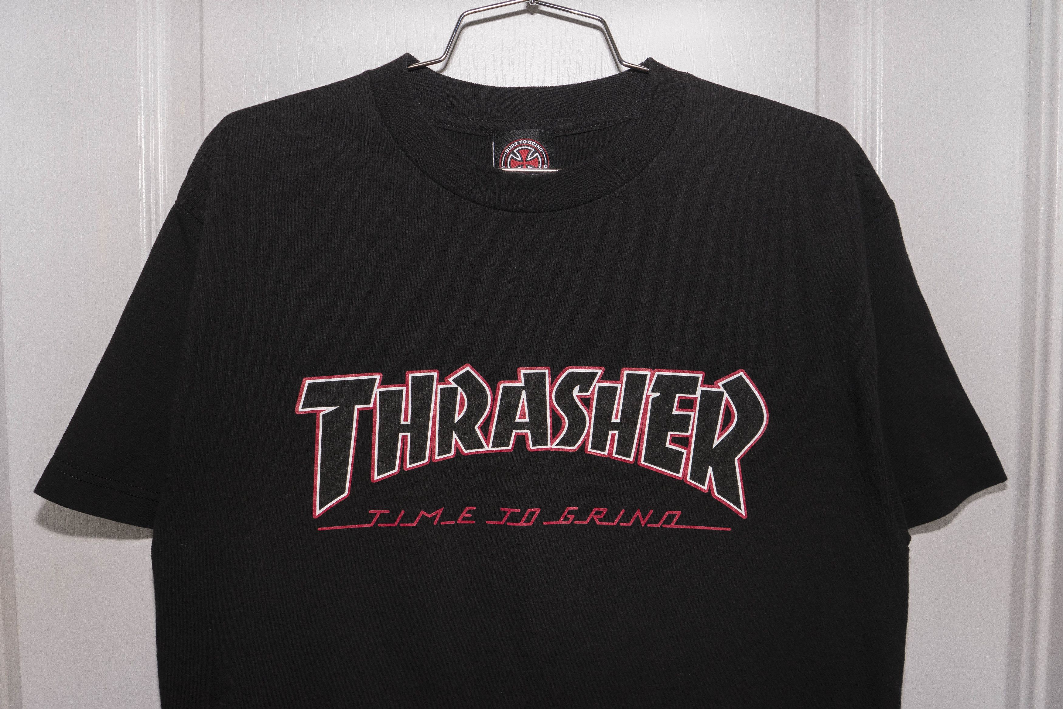 Independent Truck Co. Thrasher x Indepedent - "Time to Grind" Tee - Sz M Size US M / EU 48-50 / 2 - 16 Thumbnail