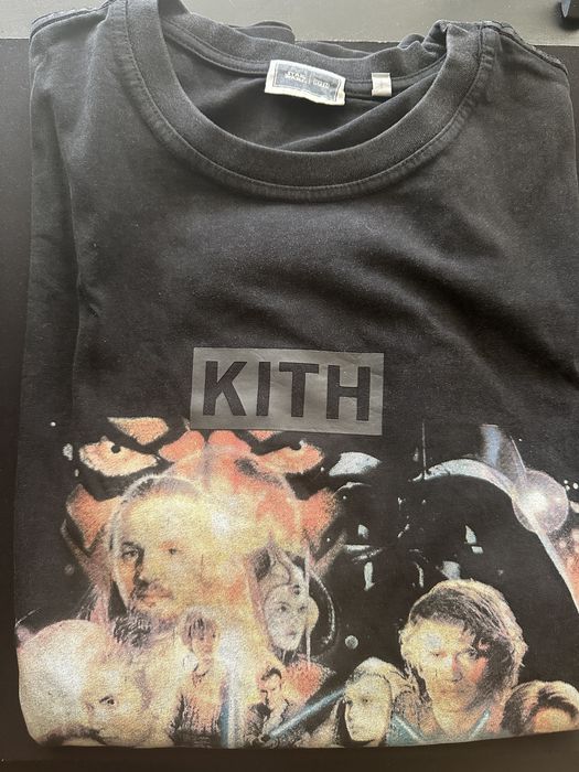 Kith NEW Kith x STAR WARS Beginning Vintage Tee Men's Black | Grailed