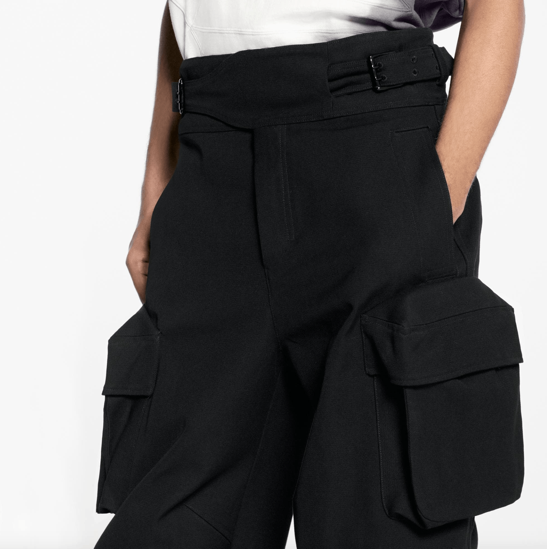 Louis Vuitton LOUIS VUITTON by VIRGIL 3D POCKET CARGO DENIM PANTS 40 Size US 32 / EU 48 - 3 Thumbnail