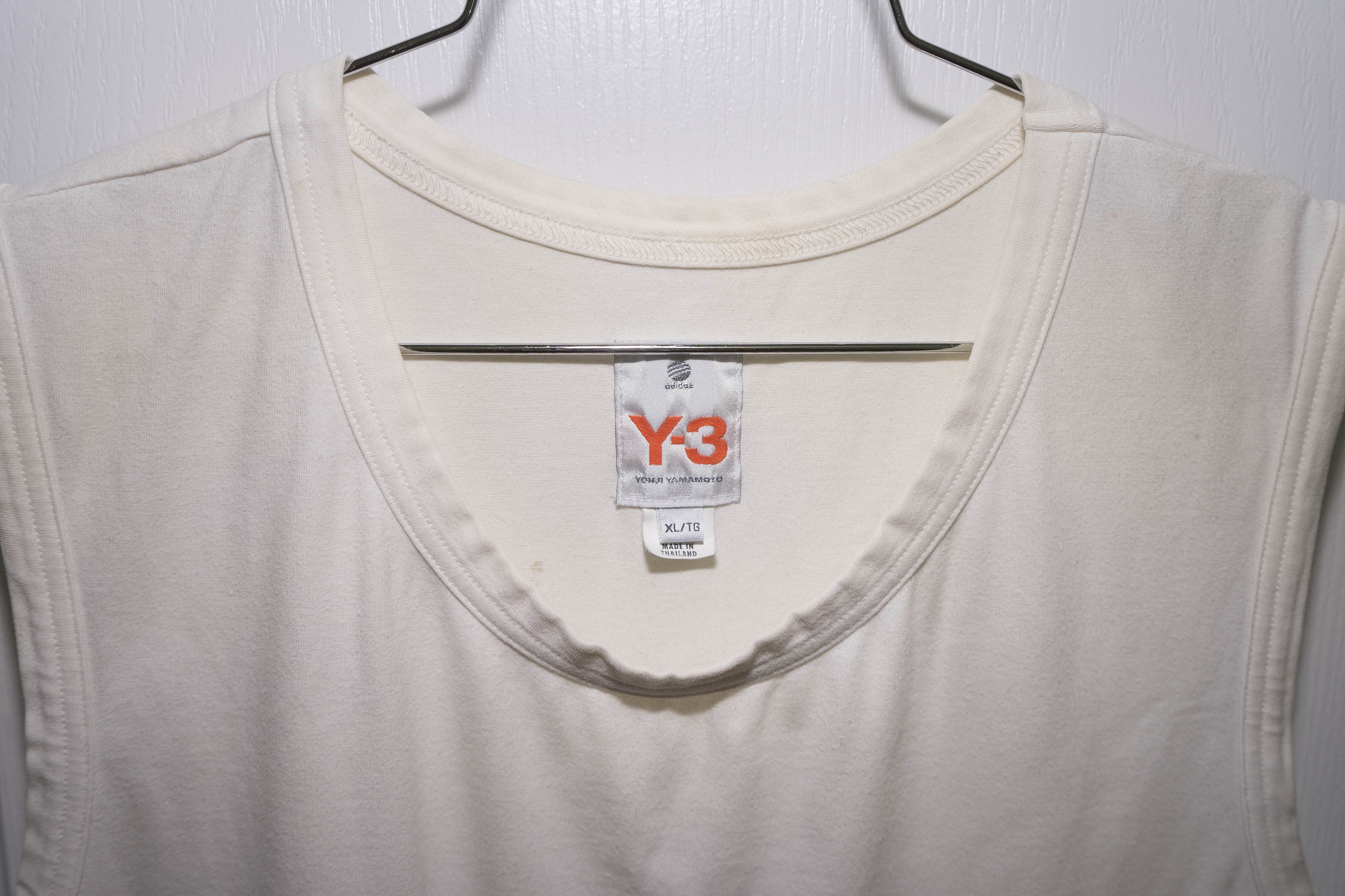 Adidas Y-3 Cut&Sew Rear Colorblock Sleeveless Tee szXL (FITS SZ M) Size US XL / EU 56 / 4 - 7 Thumbnail