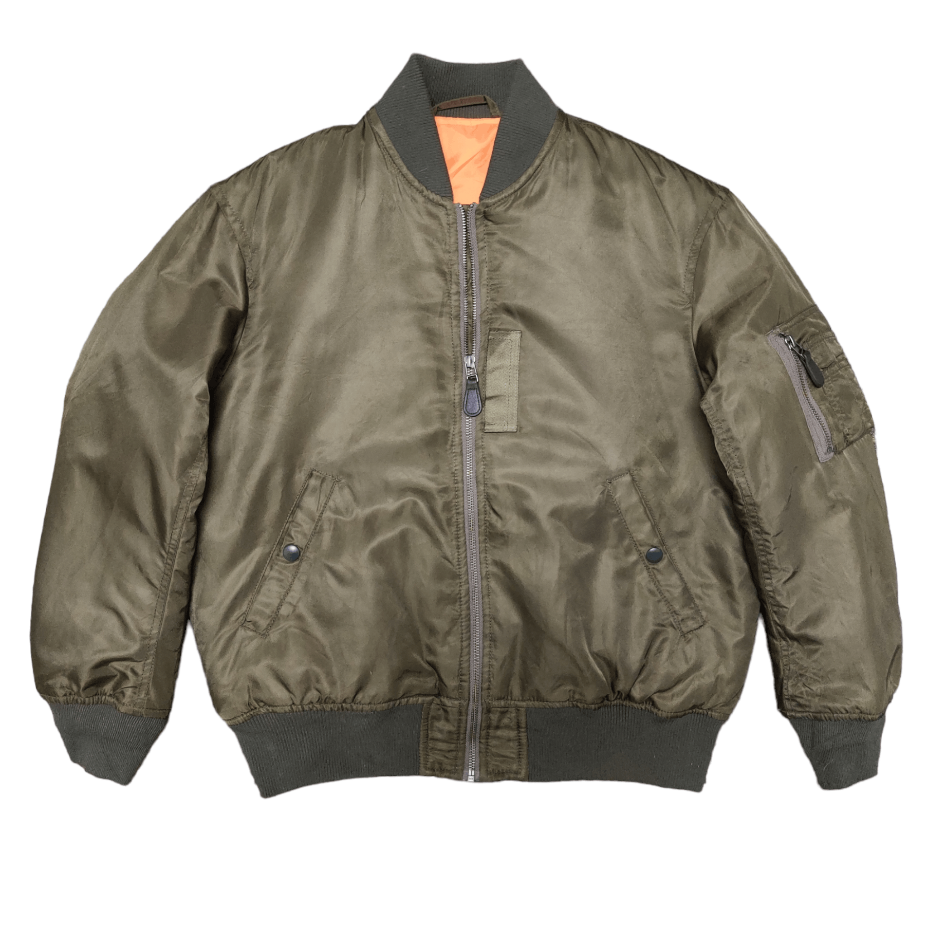 GU GU Japanese Brand Bomber Jacket Ma1 Military Size US S / EU 44-46 / 1 - 1 Thumbnail