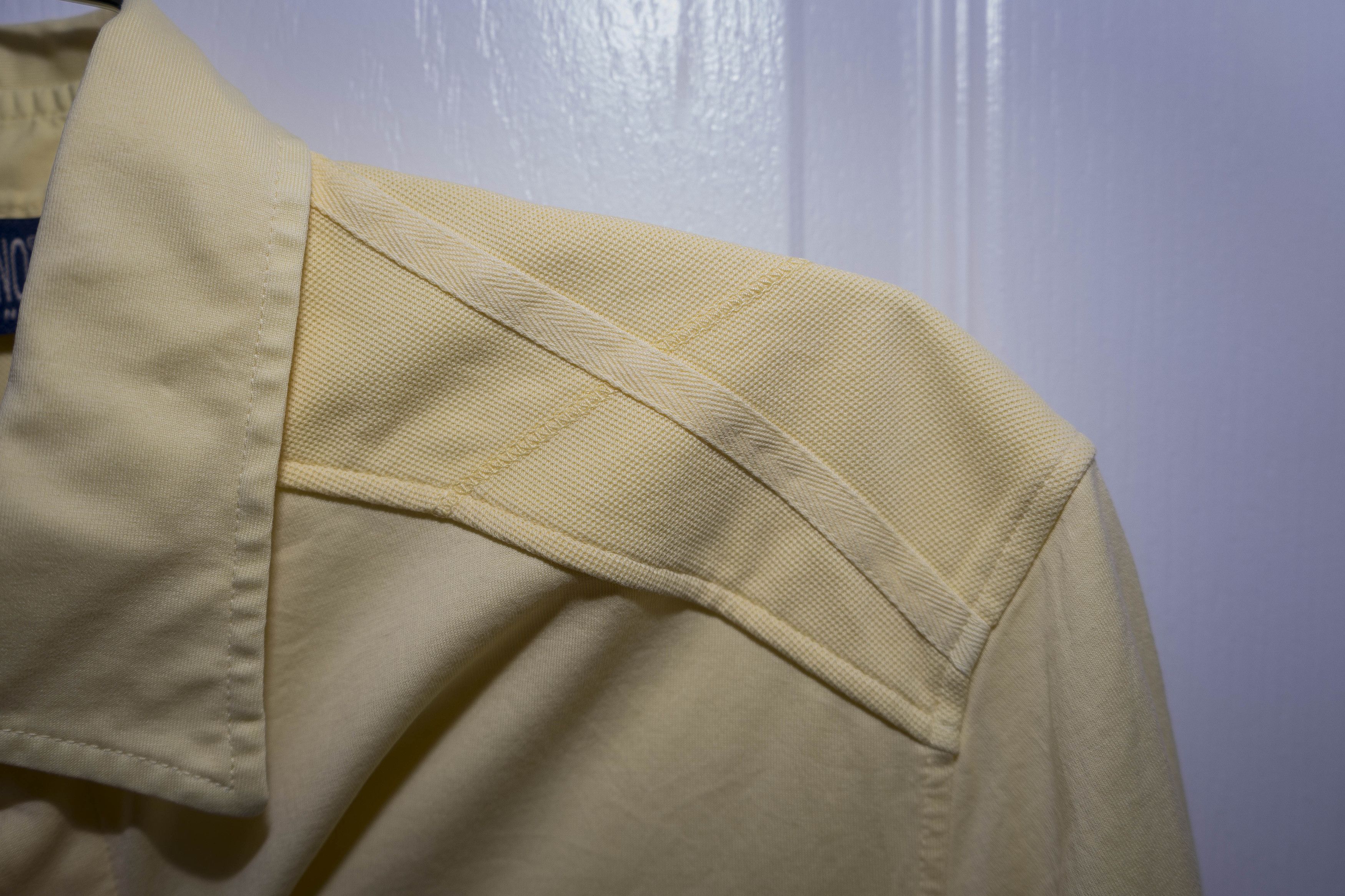 Valentino Valentino Marini - Yellow Press-Stud Polo Shirt - Sz M Size US M / EU 48-50 / 2 - 8 Thumbnail