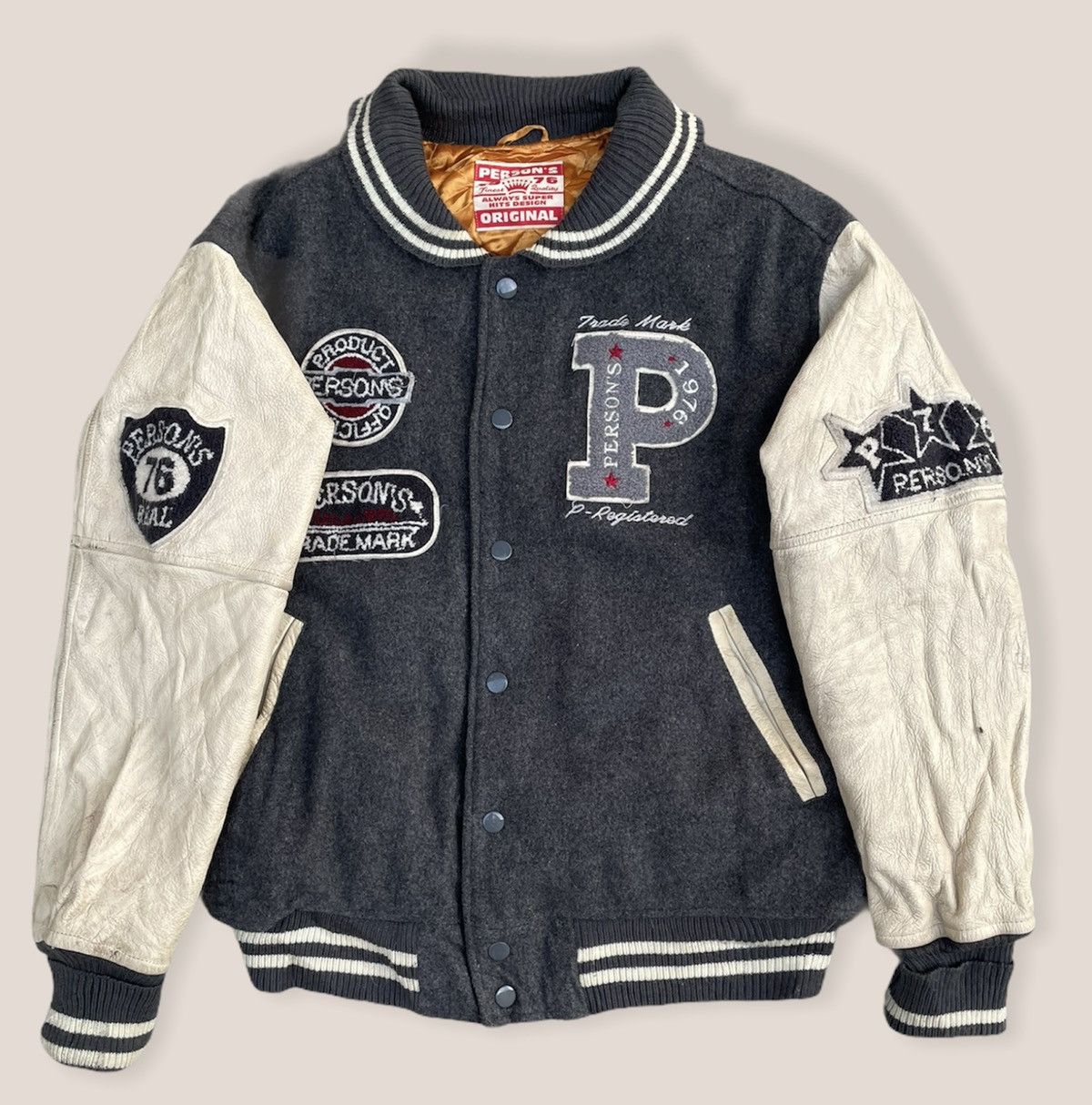 Japanese Brand × PERSON'S VINTAGE PERSON’S VARSITY JACKET Size US M / EU 48-50 / 2 - 3 Thumbnail