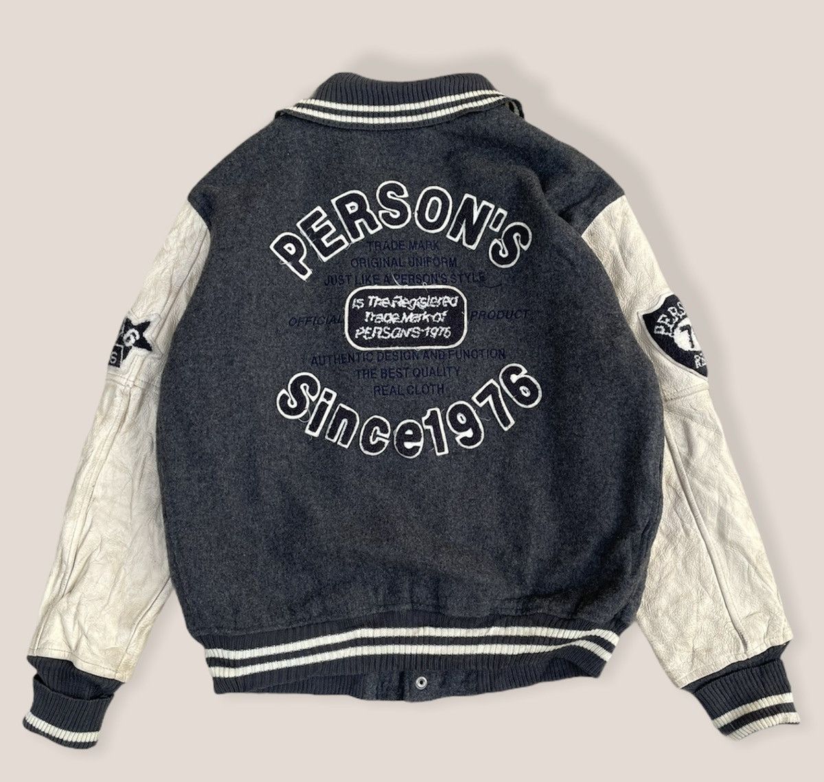Japanese Brand × PERSON'S VINTAGE PERSON’S VARSITY JACKET Size US M / EU 48-50 / 2 - 4 Thumbnail