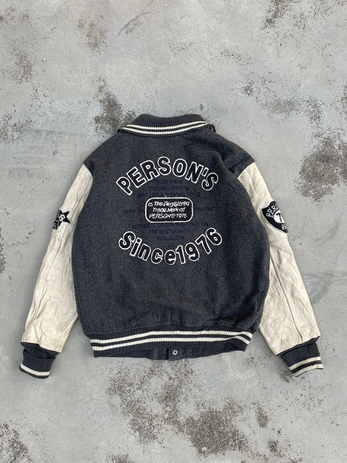 Japanese Brand × PERSON'S VINTAGE PERSON’S VARSITY JACKET Size US M / EU 48-50 / 2 - 1 Thumbnail